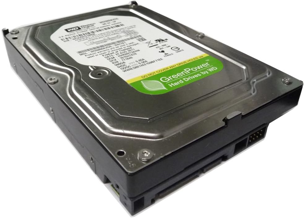 WD AV-GP 500 GB AV Hard Drive: 3.5 Inch, SATA II, 32 MB Cache (WD5000AVDS) (Old Model)