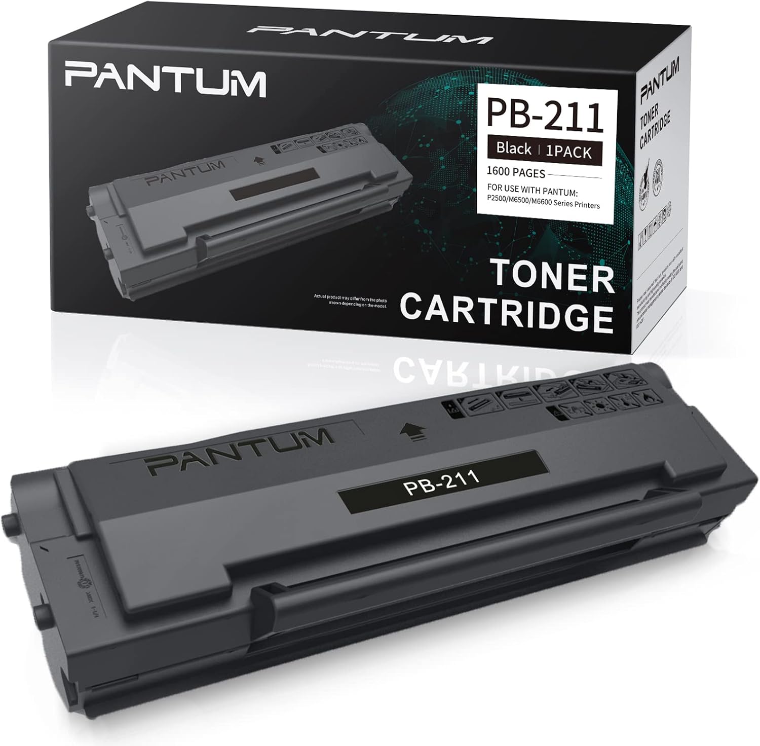 Pantum PB-211 Genuine Black Toner Cartridge for P2502W M6552NW M6500NW M6602NW Printers