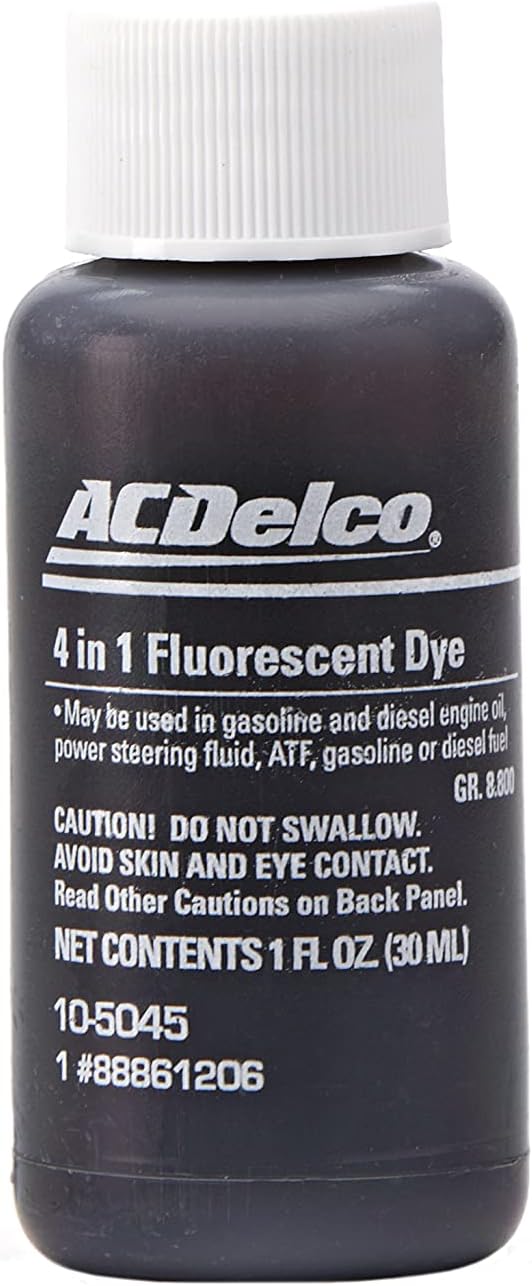 ACDelco 1148963 GM Original Equipment 10-5045 Multi-Purpose Fluorescent Leak Detection Dye – 1 oz