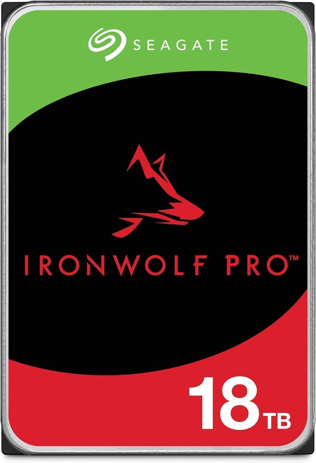 Seagate (Recertified IronWolf Pro 18TB Enterprise NAS Internal HDD Hard Drive – CMR 3.5 Inch SATA 6Gb/s 7200 RPM 256MB Cache for RAID Network Attached Storage (ST18000NT001)