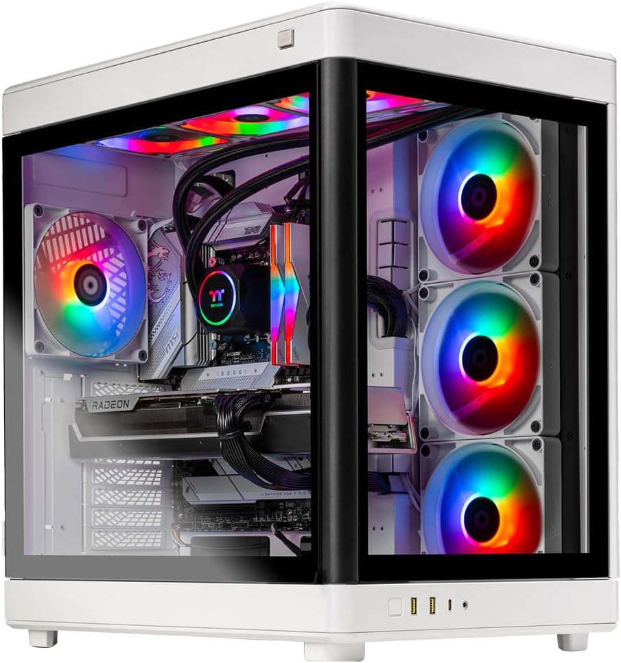 Skytech Prism Gaming PC, Intel i9 14900K 3.2 GHz (5.7GHz Turbo Boost), NVIDIA RTX 4080 Super 16GB GDDR6X, 2TB NVME Gen4, 32GB DDR5 RAM 5600 RGB, 1000W Gold ATX 3.0 PSU, Wi-Fi, Win 11 Home