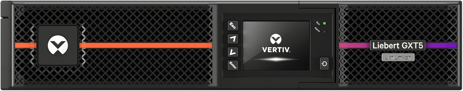 Vertiv Liebert GXT5 Lithium-Ion Online UPS 3000VA/2700W 120V Tower/Rack UPS (GXT5LI-3000LVRT2UXL)