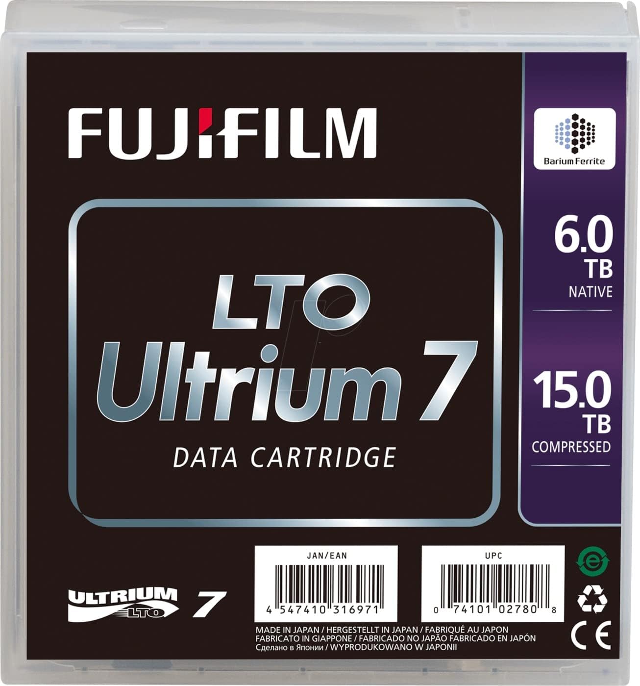 FUJI 16456574 LTO7 Ultrium7 15TB RW Data Cartridge (NEW)