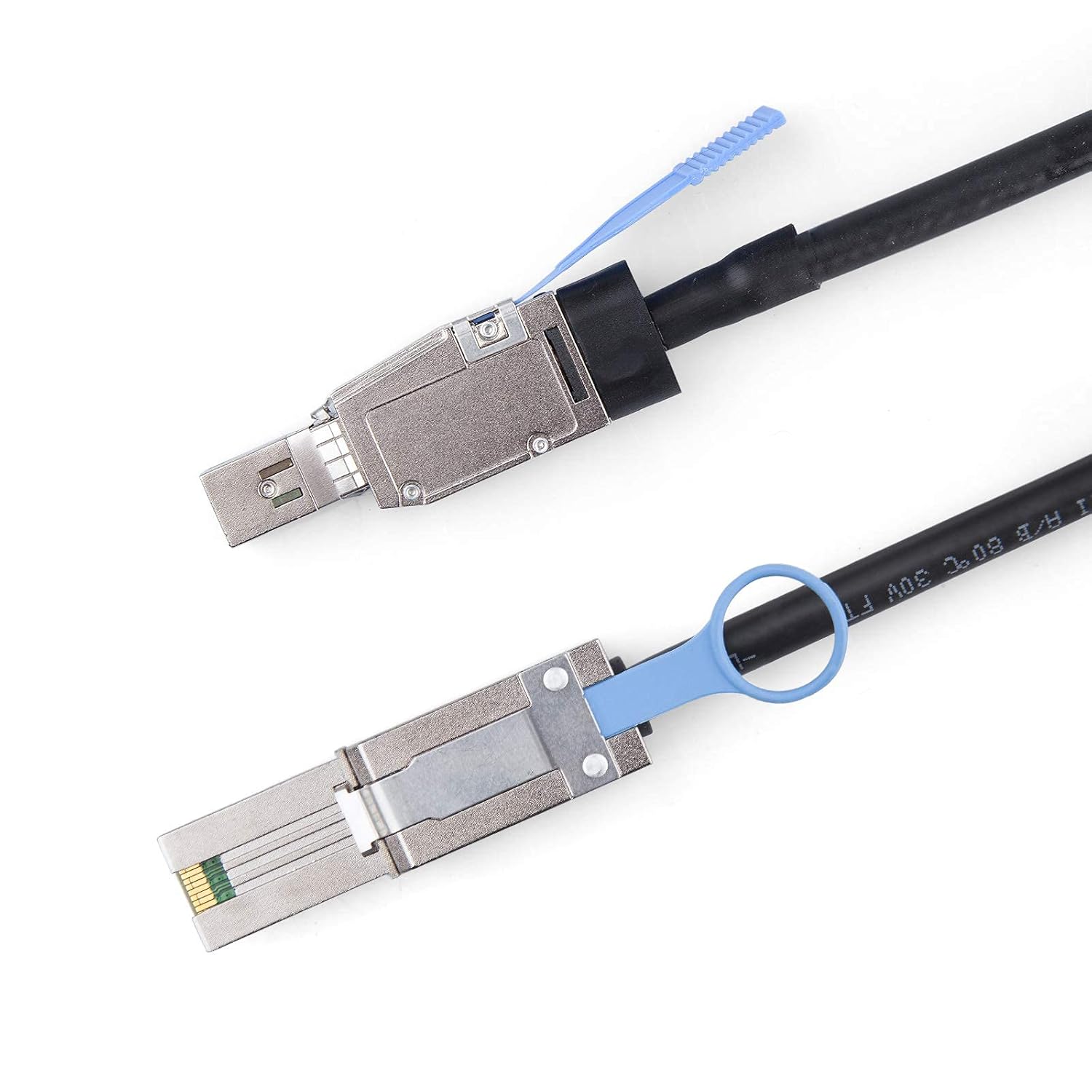 SFF-8644 to Mini SAS SFF-8088 HD Cable, 6Gbps External 26Pin SAS2.0 Hybrid Cable Attached SCSI for Raid Systems, DataCenter, Servers, Workstations and Desktops, 100-Ohm, 0.5-Meter(1.6-ft)