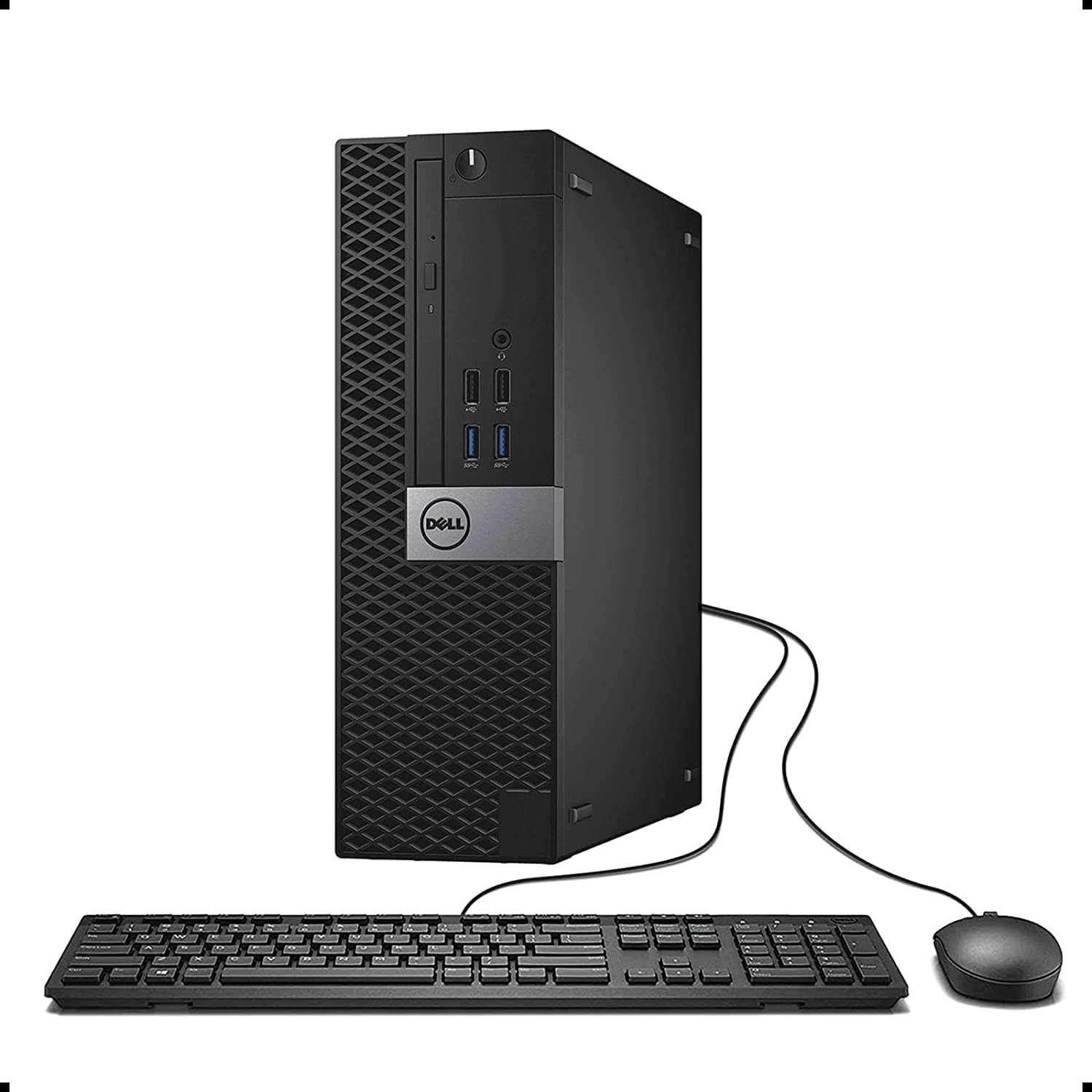 Dell OptiPlex 7040 Small Form Factor PC, Intel Quad Core i7-6700 up to 4.0GHz, 16G DDR4, 512G SSD, Windows 10 Pro 64 Bit-Multi-Language Supports English/Spanish/French (Renewed)