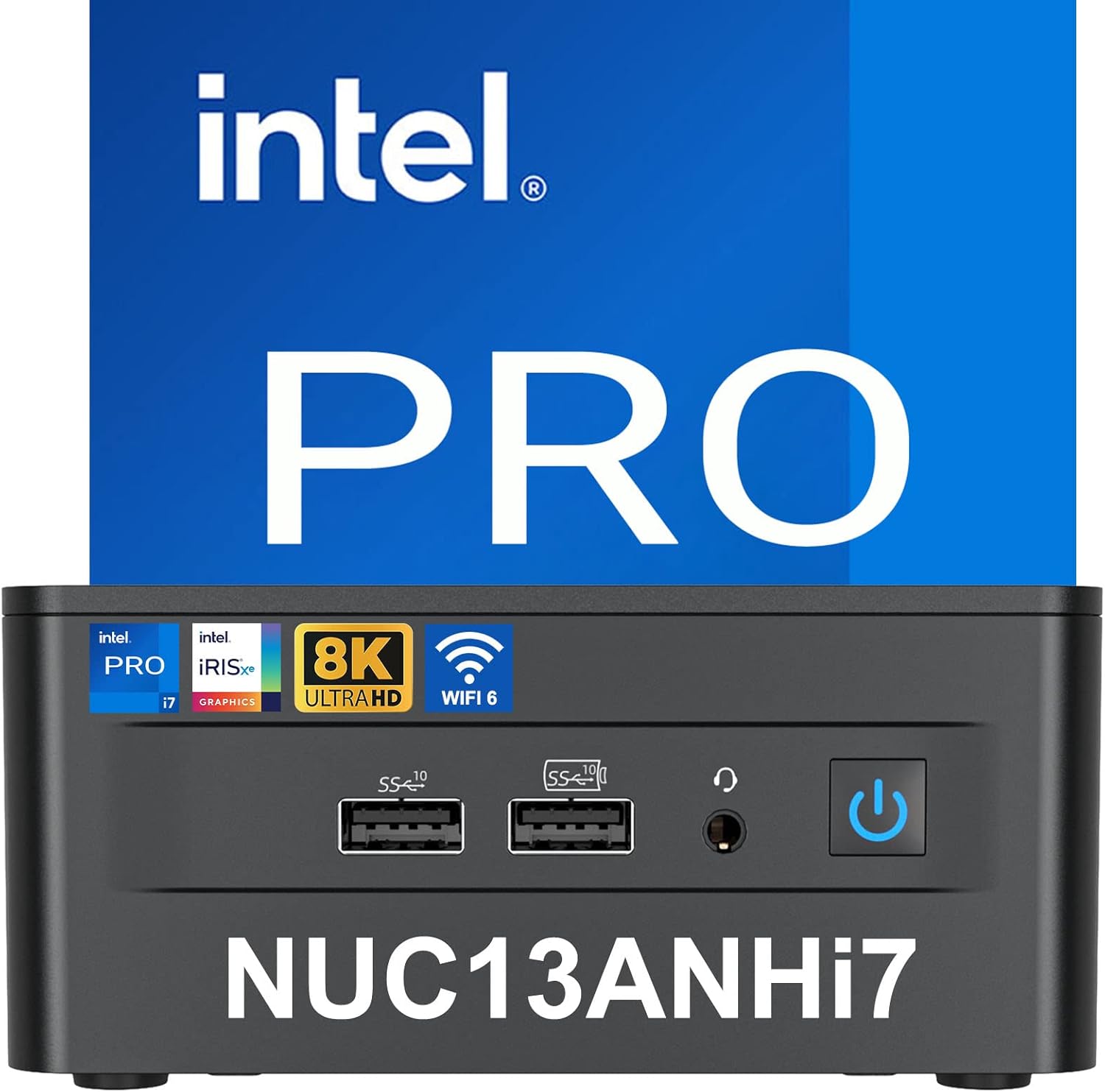 Intel NUC 13 Pro, NUC13ANHi7 Home&Business Desktop Mini PC Barebone, Core i7-1360P Processor(12Cores &5.0 GHz), Intel Iris Xe Graphics,16Threads,18MB L3 Cache(No RAM, No SSD, No OS Inside)