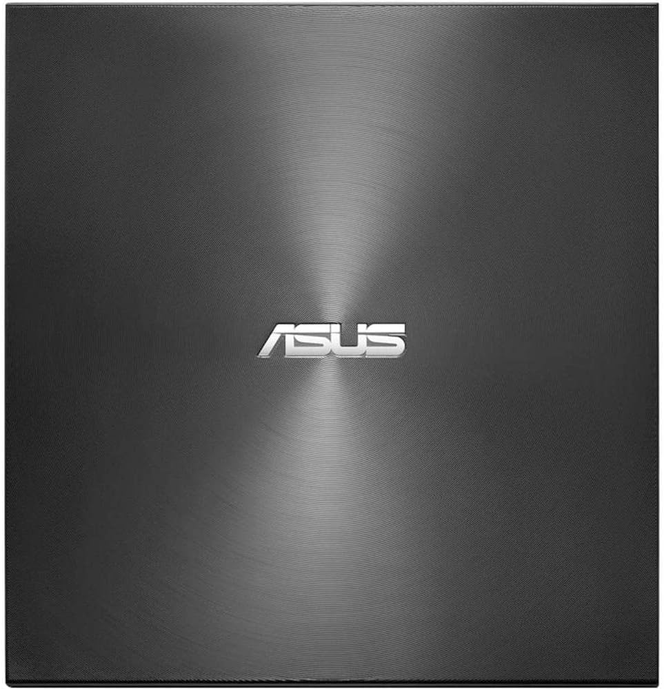 ASUS ZenDrive Black 13mm External 8X DVD/Burner Drive +/-RW with M-Disc Support, Compatible with Both Mac & Windows and Nero BackItUp for Android Devices (USB 2.0 & Type-C Cables Included)