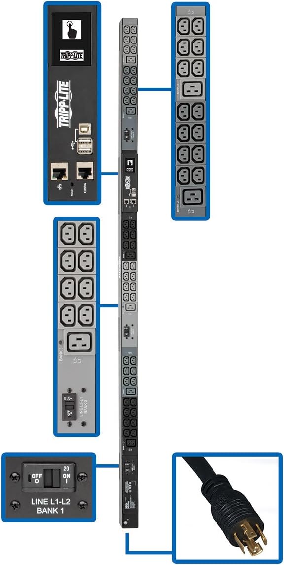 PDU 3PHASE Monitored 10KW