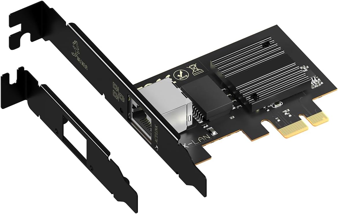 2.5Gb PCIe Network Card with Intel I226-V Chip, 2.5GBase-T Network Adapter NIC, PCIe 3.1 X1, PCI Express Gigabit Ethernet Card for Windows 10/11, Linux Kernel 5.16.18/RHEL8.6, VMware ESXi8.0