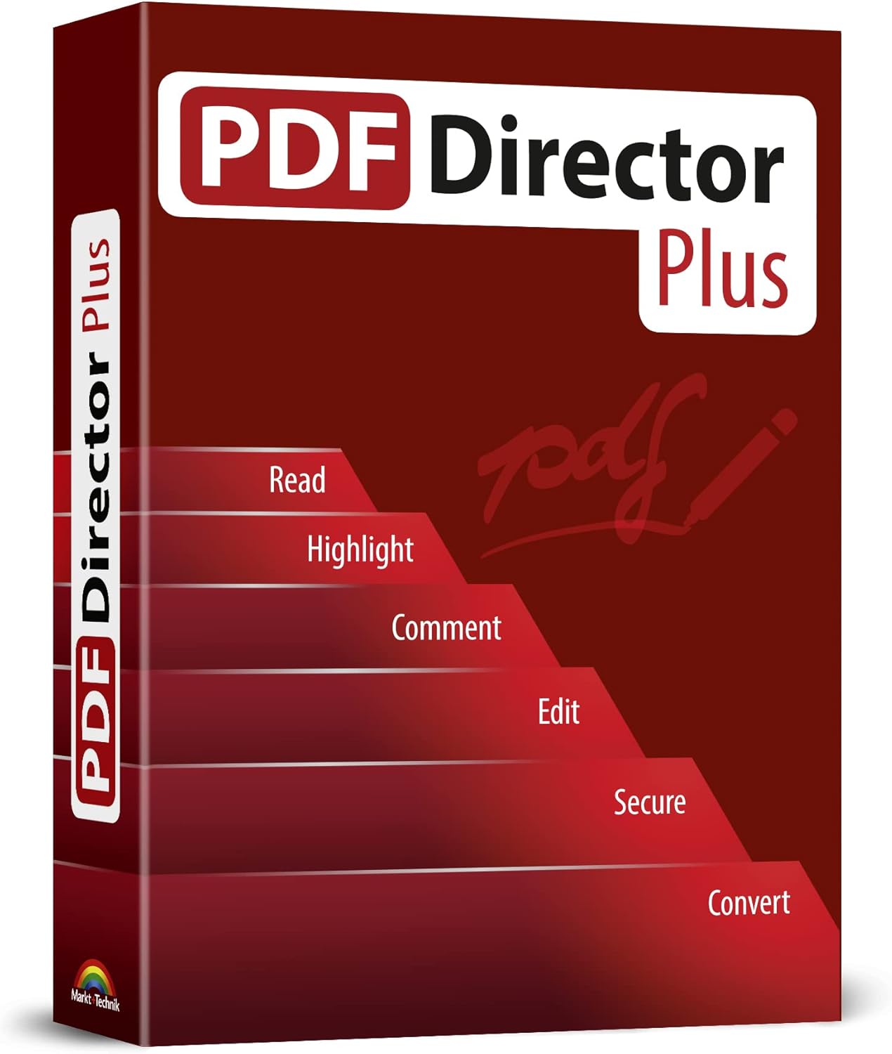 PDF Director Plus – PDF Editor Software compatible with Windows 11, 10, 8 and 7 – Edit, Create, Scan and Convert PDFs – 100% Compatible with Adobe Acrobat