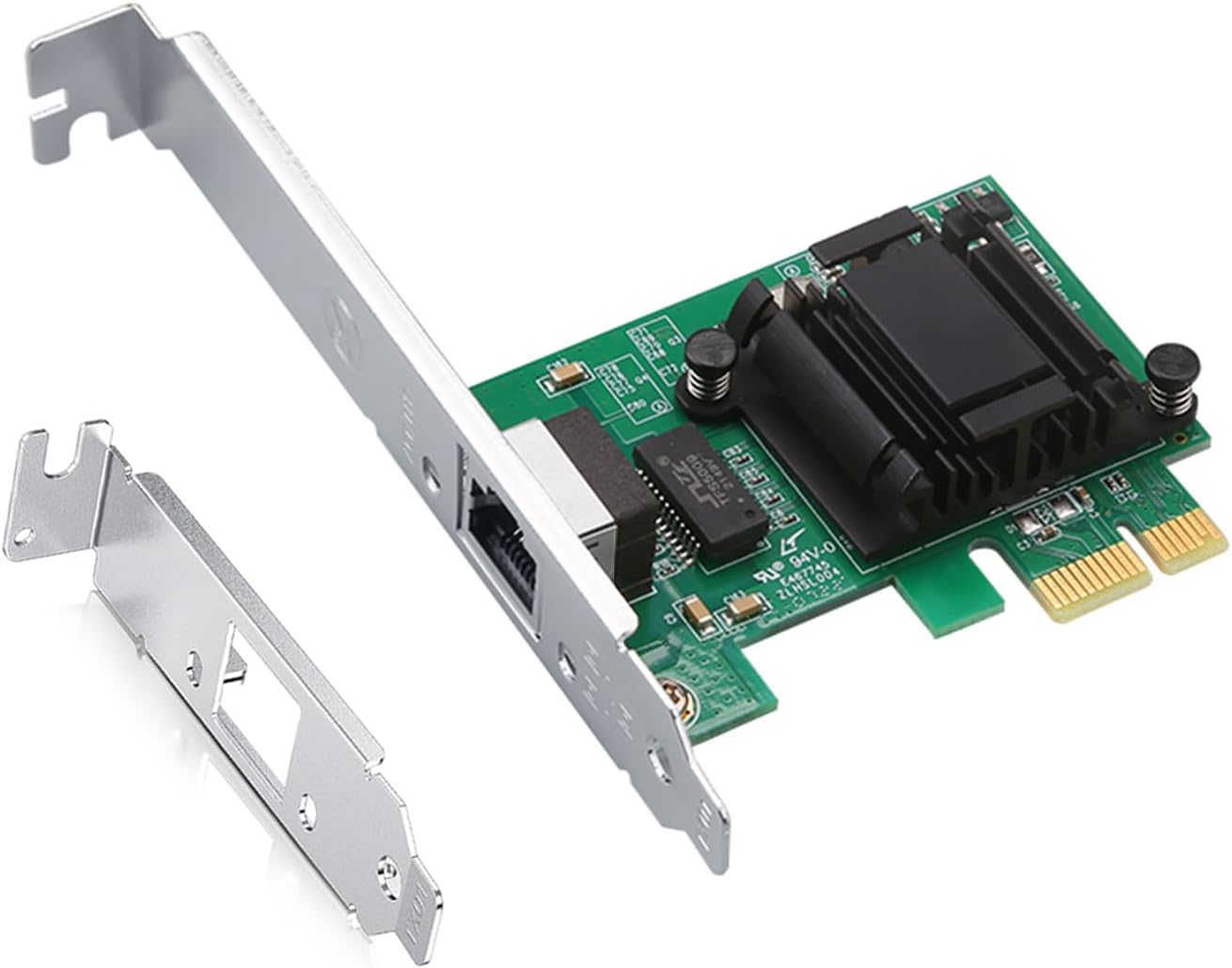 Gigabit PCIe NIC with Intel 82574L Chip, 1Gb Network Card Compare to Intel EXPI9301CT/ EXPI9301CTBLK NIC, Single RJ45 Port, PCI Express X1, Ethernet Card for Windows/Windows Server/Linux