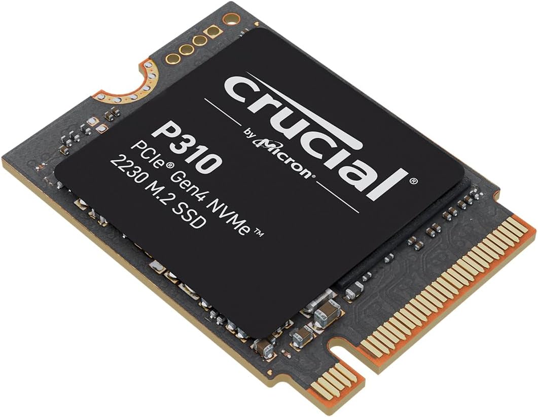 Crucial New 2024 P310 1TB PCIe Gen4 2230 NVMe M.2 SSD – Up to 7,100 MB/s – Uplevel Your Console – Internal Solid State Drive (PC) – CT1000P310SSD2​