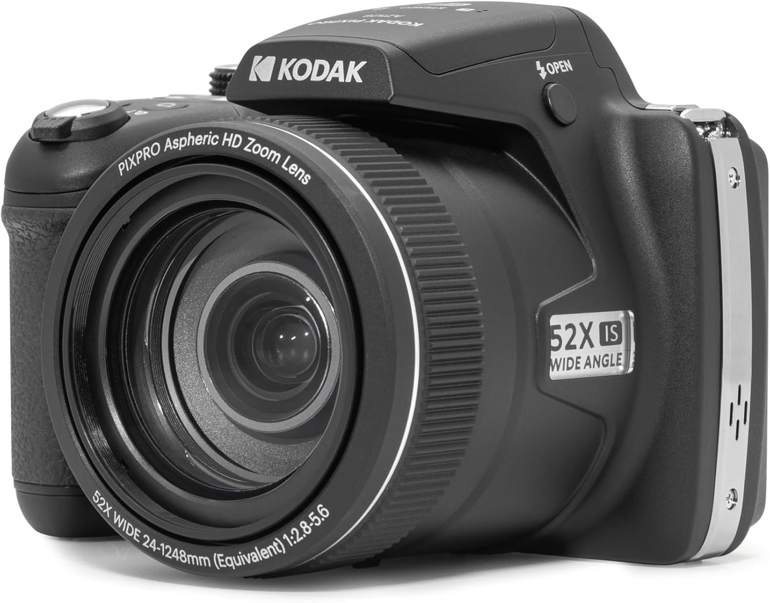 KODAK PIXPRO AZ405-WH 20MP Digital Camera 40X Optical Zoom 24mm Wide Angle Lens Optical Image Stabilization 1080P Full HD Video 3″ LCD Vlogging Camera (White), Full Frame