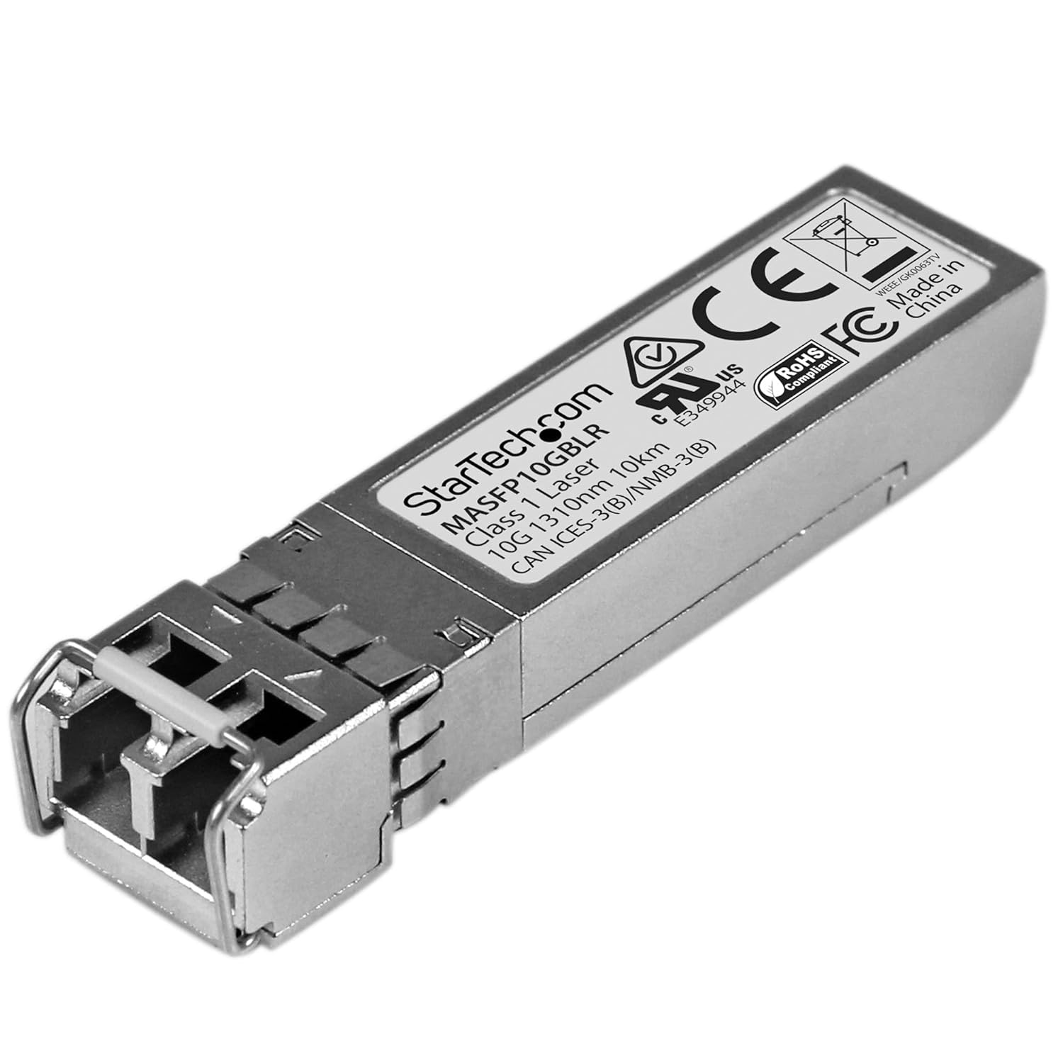 StarTech.com Cisco Meraki MA-SFP-10GB-LR Compatible SFP+ Module – 10GBASE-LR – 10GbE SMF Optic Transceiver – Gigabit Ethernet SFP+ – LC 10km 1310nm DDM Cisco Meraki MS225, MX400 (MASFP10GBLR)