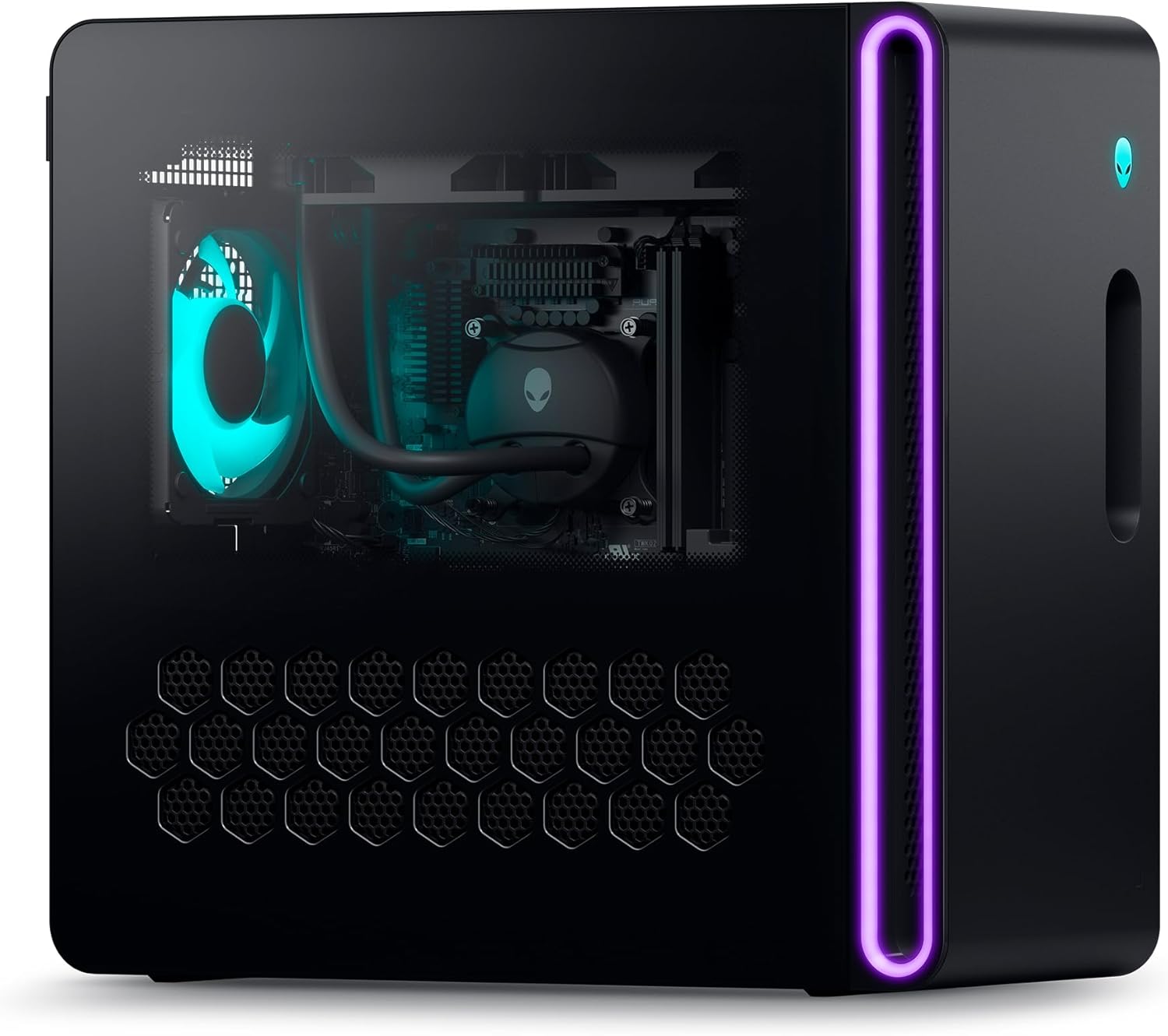 Alienware Aurora R16 Gaming Desktop – Intel Core i9-13900F, 32GB DDR5 RAM, 1TB SSD + 1TB HDD, NVIDIA GeForce RTX 4070 12GB GDDR6X Graphics, Windows 11 Home, 1 Year Premium Support – Basalt Black