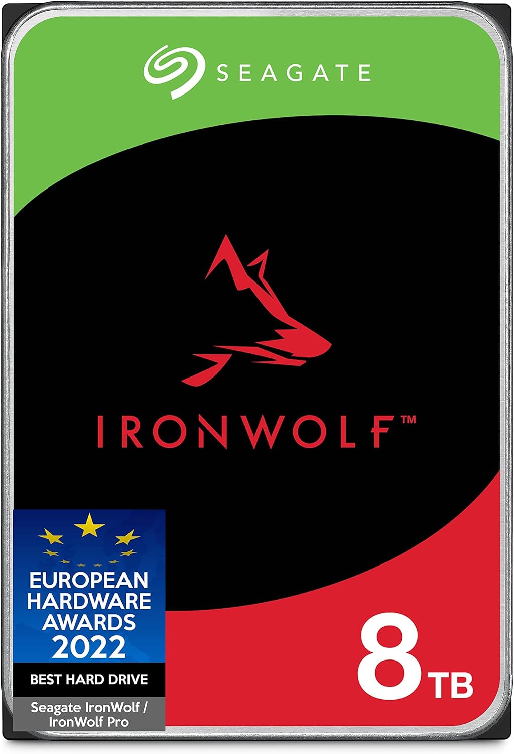 Seagate IronWolf 8TB NAS Internal Hard Drive HDD – 3.5 Inch SATA 6Gb/s 7200 RPM 256MB Cache for RAID Network Attached Storage – Frustration Free Packaging (ST8000VNZ04/N004)