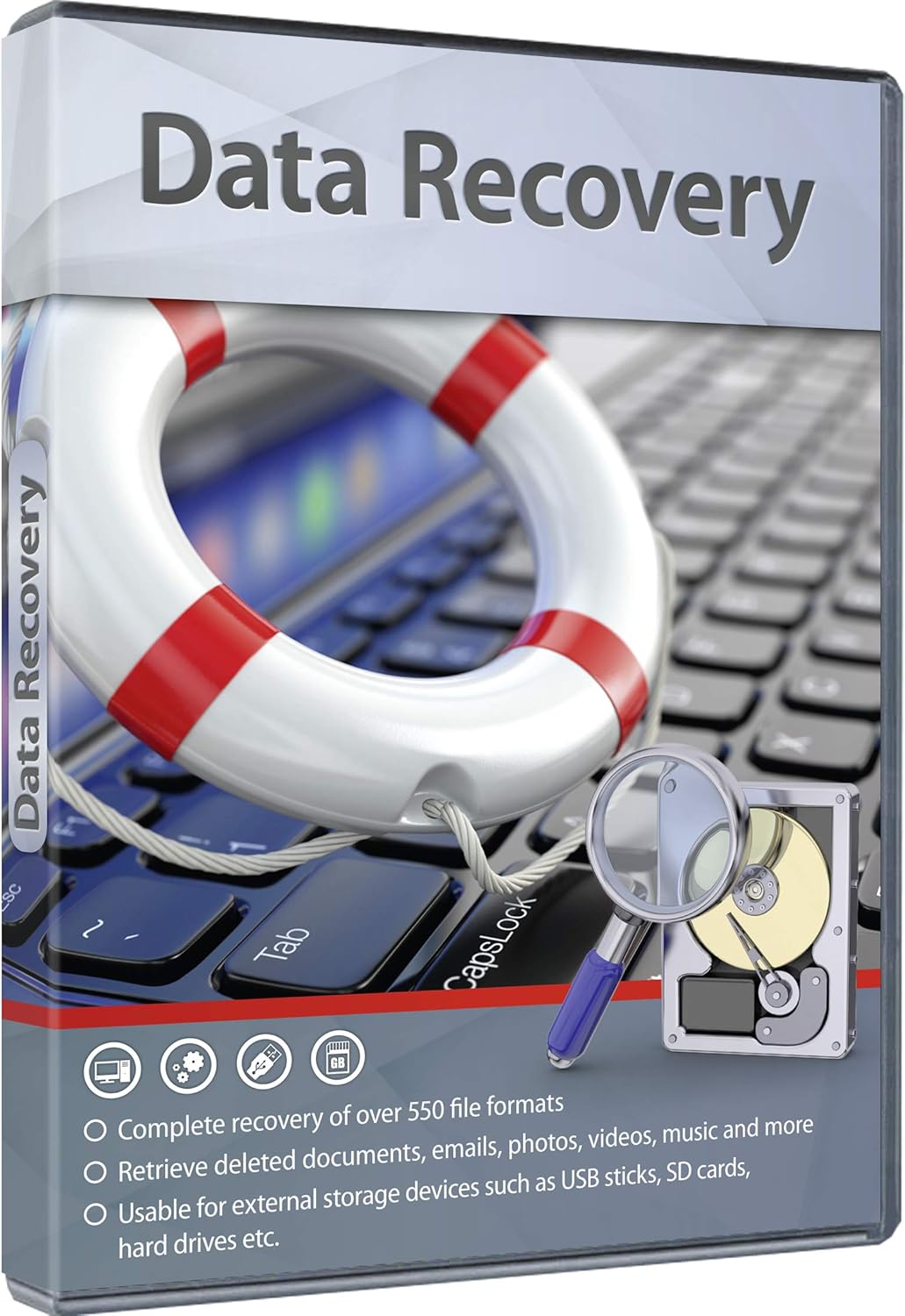 Data Recovery – Complete recovery of over 550 file formats for your Windows 11, 10, 8, 7 PC – recover lost files from hard drives, SD cards and USB sticks