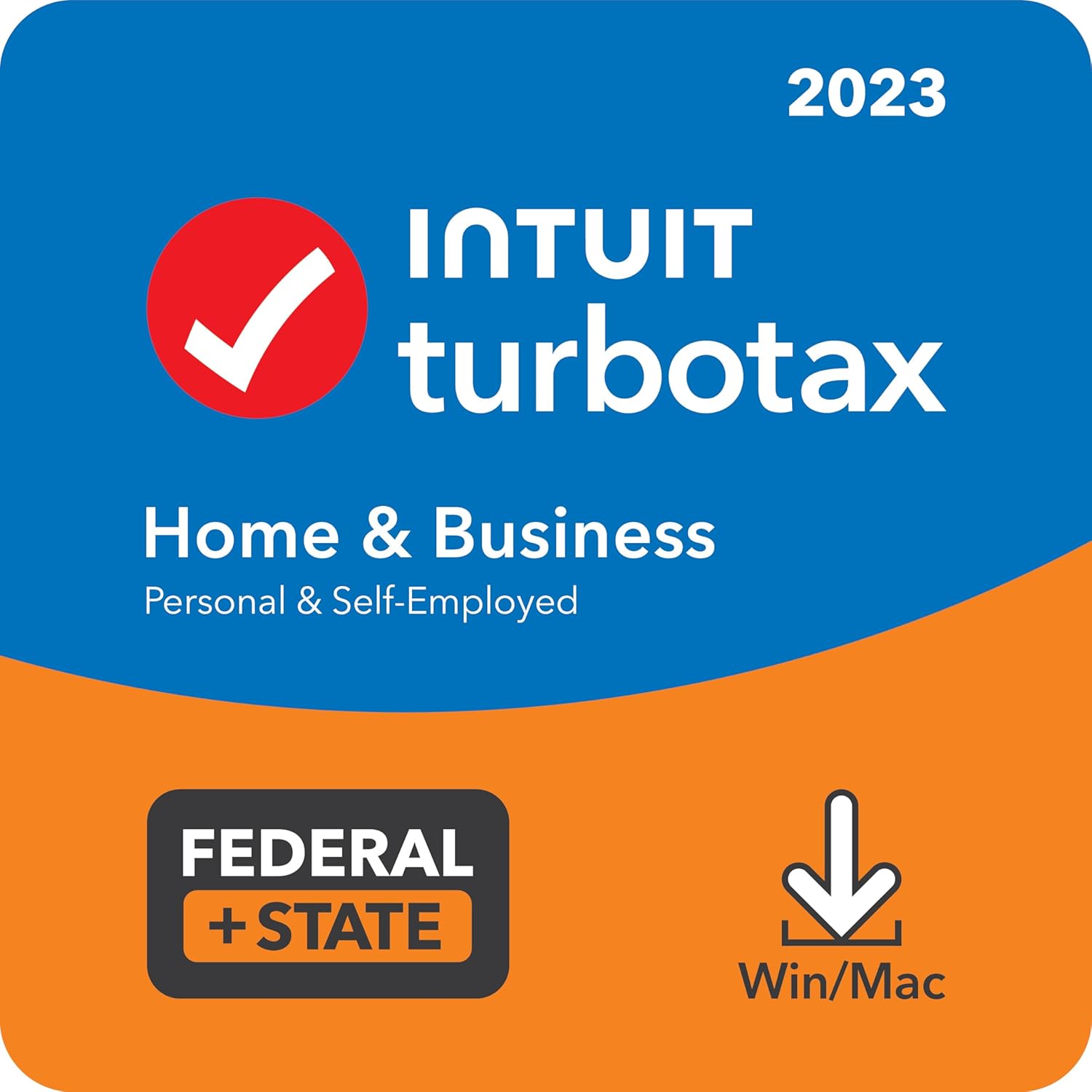 [Old Version] TurboTax Home & Business 2023, Federal & State Tax Return [PC/Mac Download]