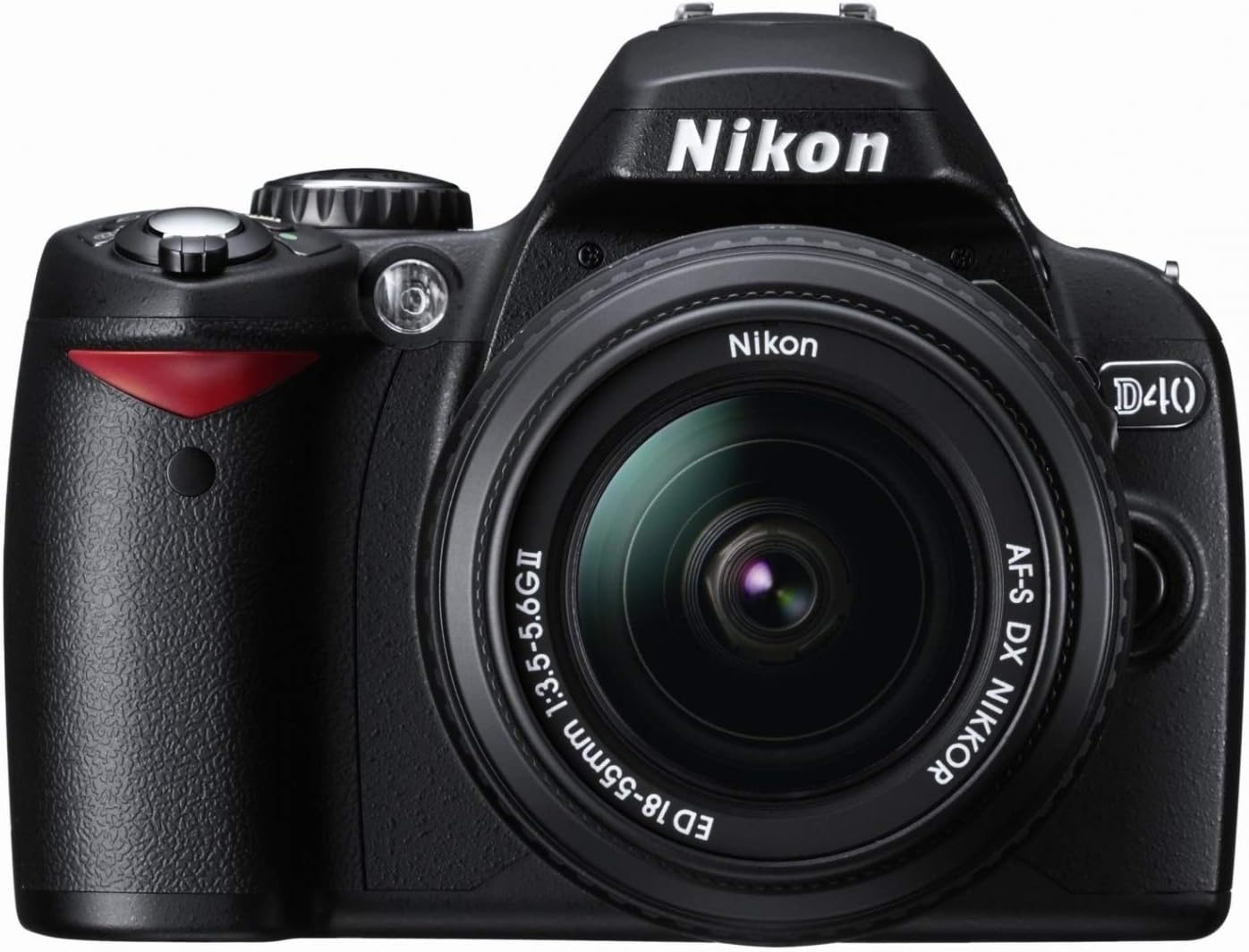 Nikon D40 6.1MP Digital SLR Camera Kit with 18-55mm f/3.5-5.6G ED II Auto Focus-S DX Zoom-Nikkor Lens (Renewed)