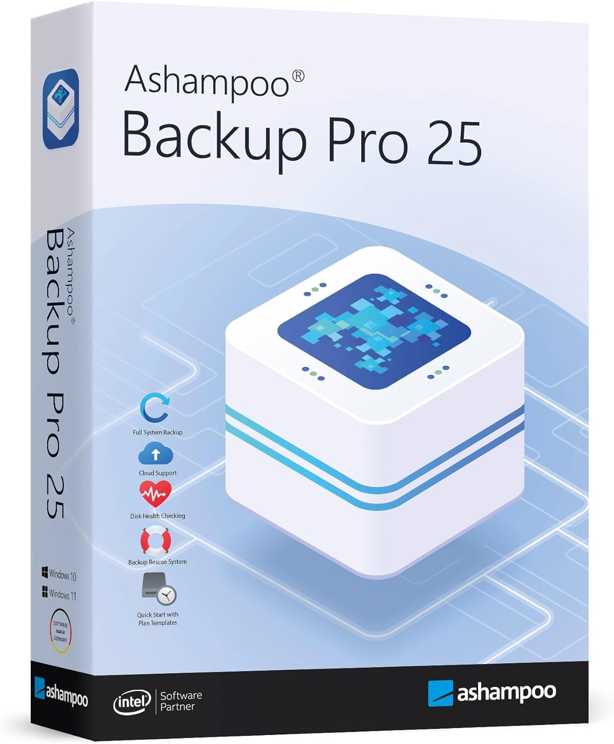 Backup Pro 25 – Backup solution – Image Backup – Data backup programme, rescue in case of malware attack, defective hard drive or Windows crashes – compatible with Windows 11, 10