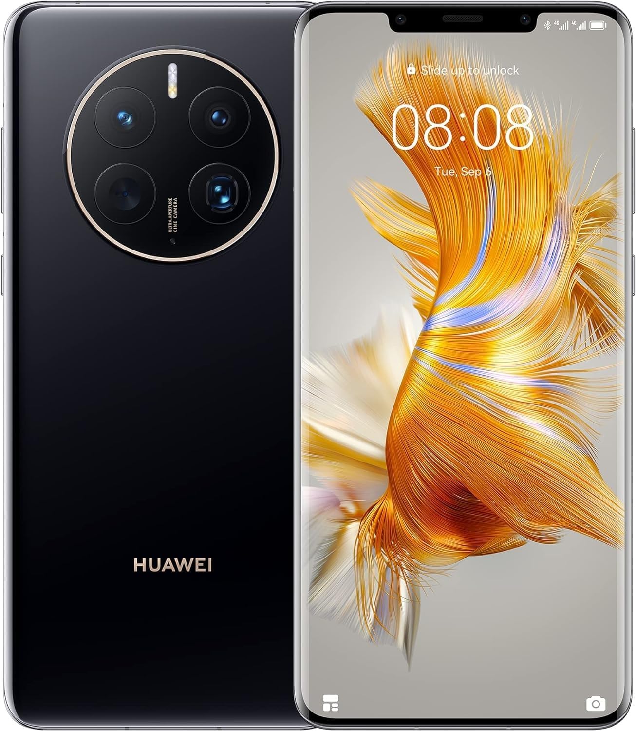 HUAWEI Mate 50 Pro Dual-SIM 256GB ROM + 8GB RAM (Only GSM | No CDMA) Factory Unlocked 4G/LTE Smartphone (Black) – International Version