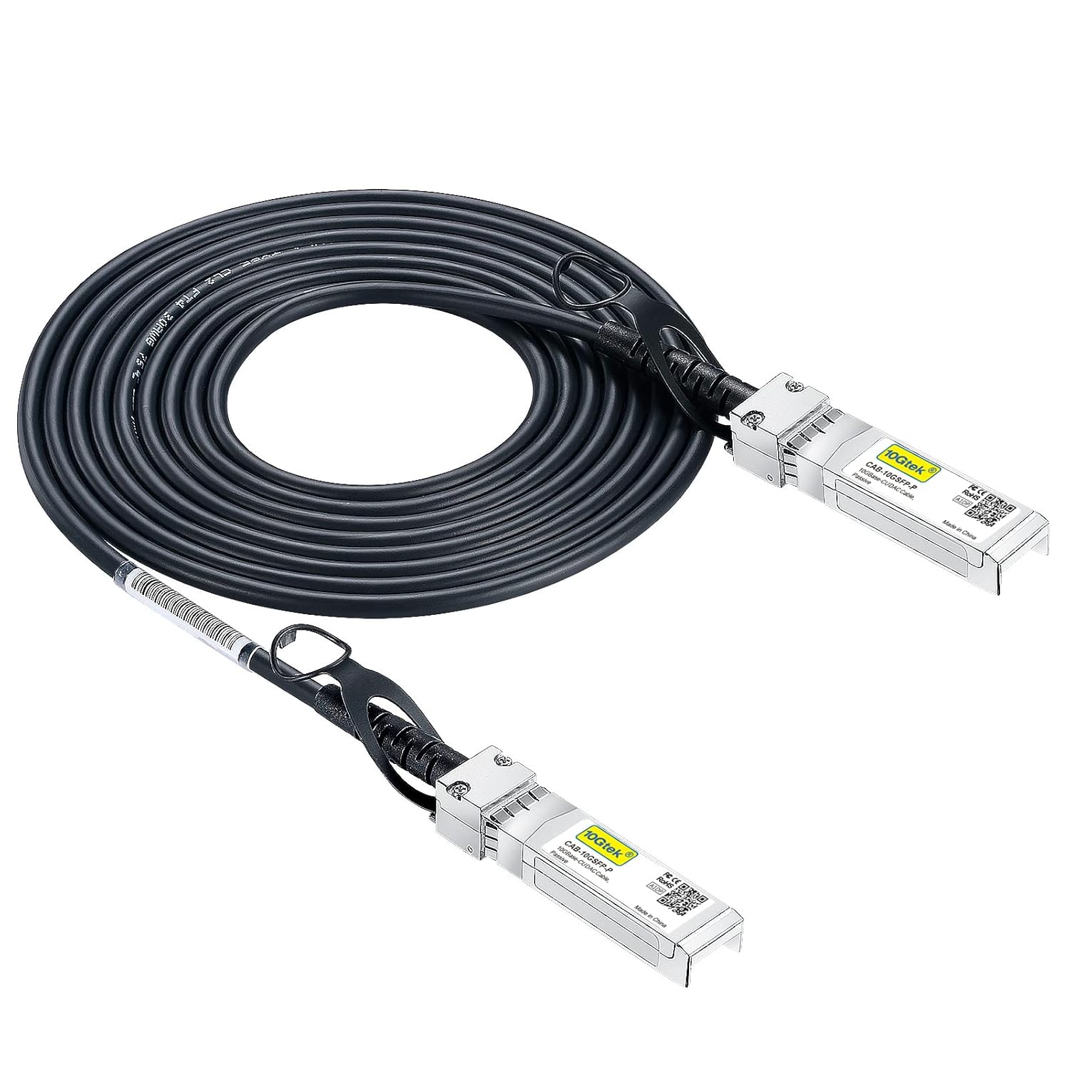 10G SFP+ DAC Twinax Cable, SFP+ to SFP+ Direct Attach Copper Passive for Cisco SFP-H10GB-CU3M, Ubiquiti UniFi UC-DAC-SFP+, Fortinet, TP-Link, 3-Meter