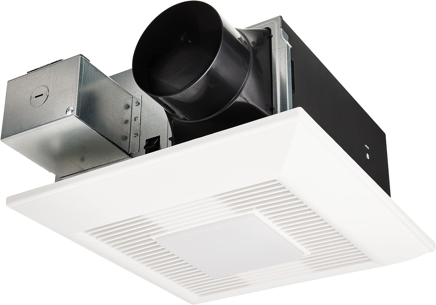 Panasonic FV-0511VFL1 WhisperFit DC Retrofit Ventilation Fan with Light, Dimmable LED Light and Nightlight, 50, 80 or 110 CFM, Quiet Energy Star Certified Energy-Saving Ceiling Mount Fan