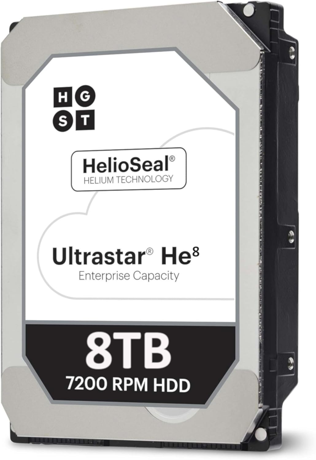 HGST Ultrastar He8 HUH728080ALE604 8TB 7200 RPM SATA 6Gb/s 3.5in 128MB 512e HDD (0F23668) (Renewed)