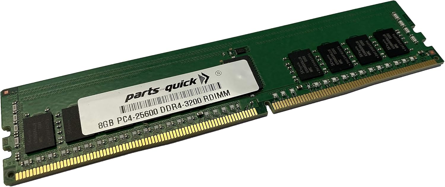 8GB Memory for Nutanix NX-8000 Series NX-8150-G7 Compatible DDR4 3200MHz PC4-25600 ECC RDIMM RAM