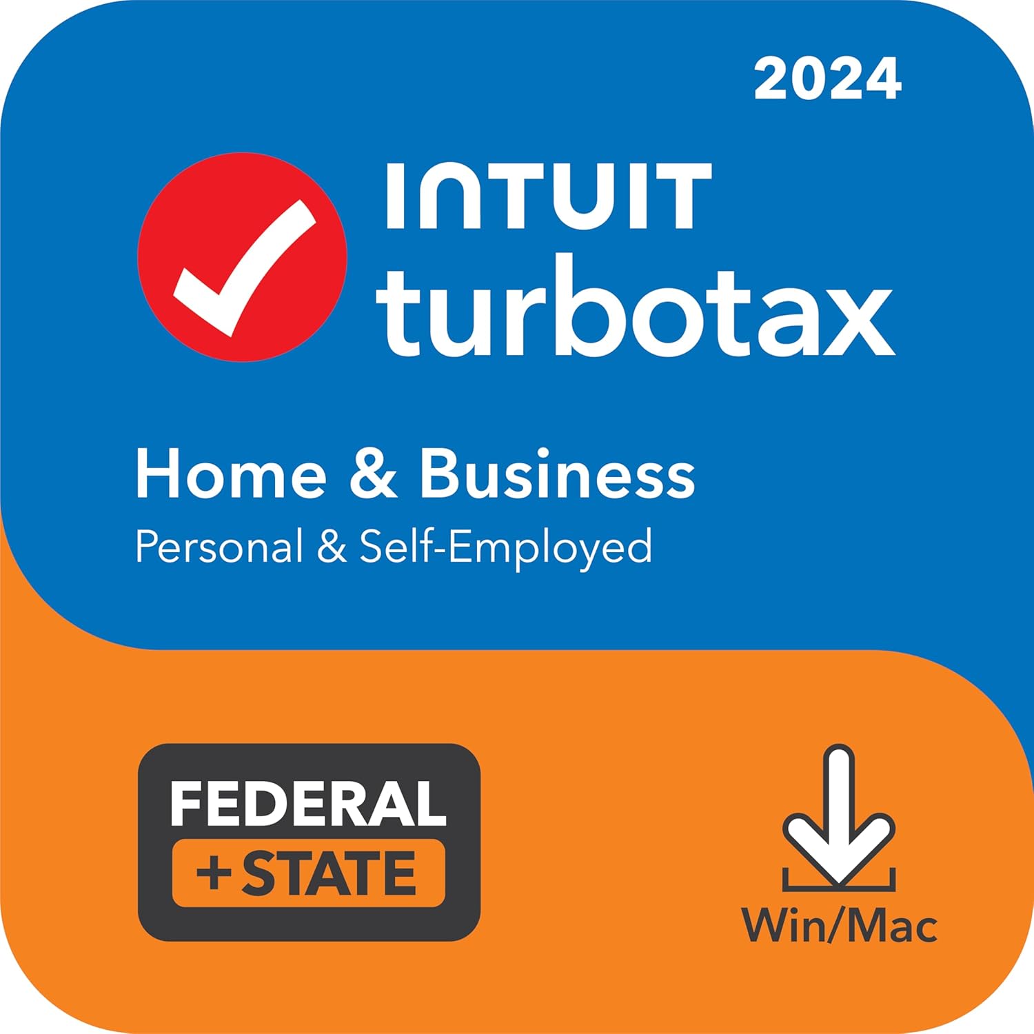 TurboTax Home & Business 2024 Tax Software, Federal & State Tax Return [PC/MAC Download]