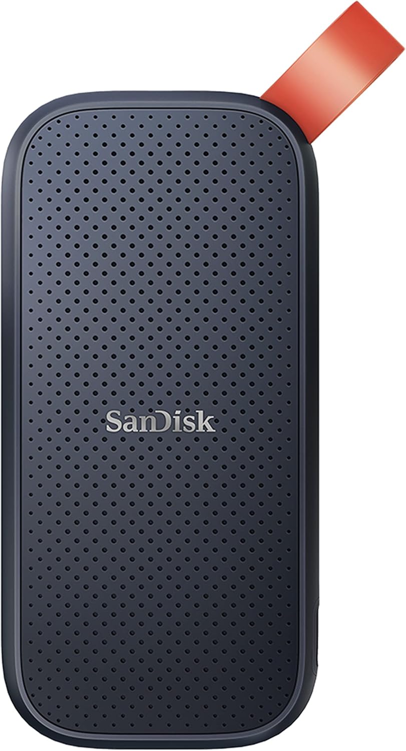 SanDisk 1TB Portable SSD – Up to 800MB/s, USB-C, USB 3.2 Gen 2, Updated Firmware – External Solid State Drive – SDSSDE30-1T00-G26