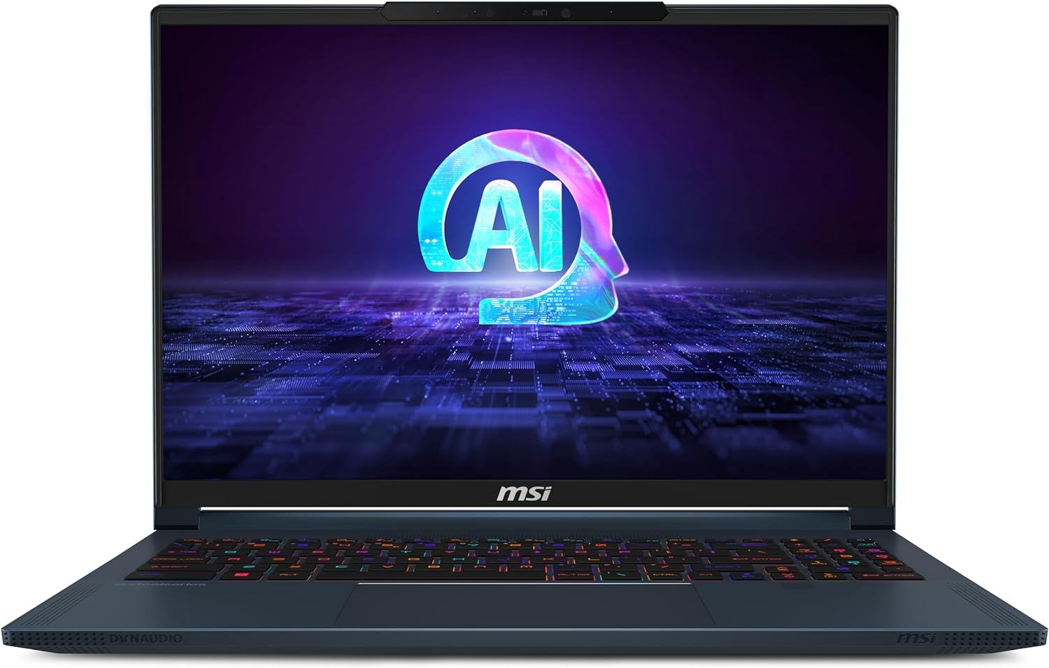 MSI Stealth 16 AI Studio 16” 240Hz QHD+ Gaming Laptop: Intel Core Ultra 9-185H, NVIDIA Geforce RTX 4070, 64GB DDR5, 1TB NVMe SSD, Thunderbolt 4, Win 11 Pro: Star Blue A1VGG-036US