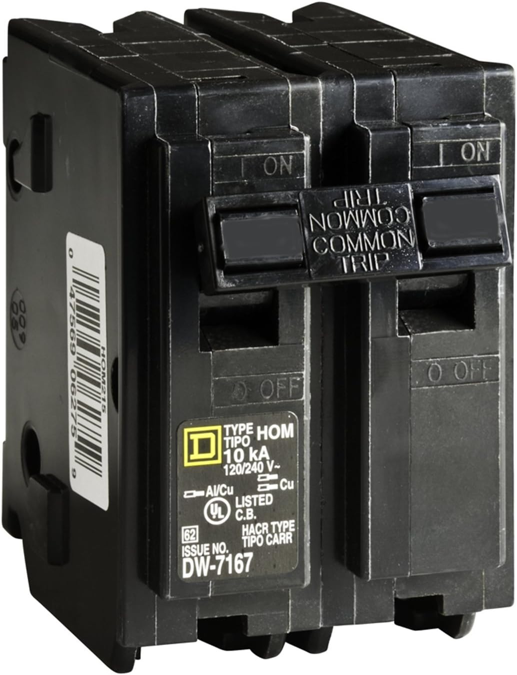 Schneider Electric 120/240-Volt 30-Amp HOM230 Miniature Circuit Breaker 120/240V 30A, Black