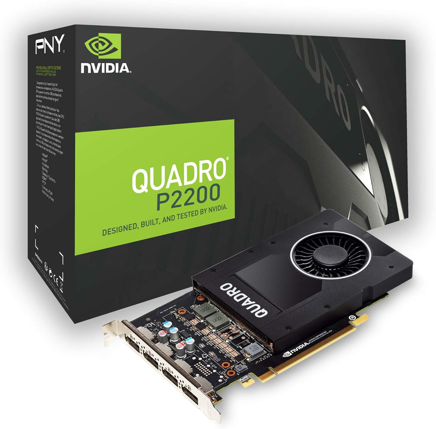 PNY NVIDIA Quadro P2200, VCQP2200-PB