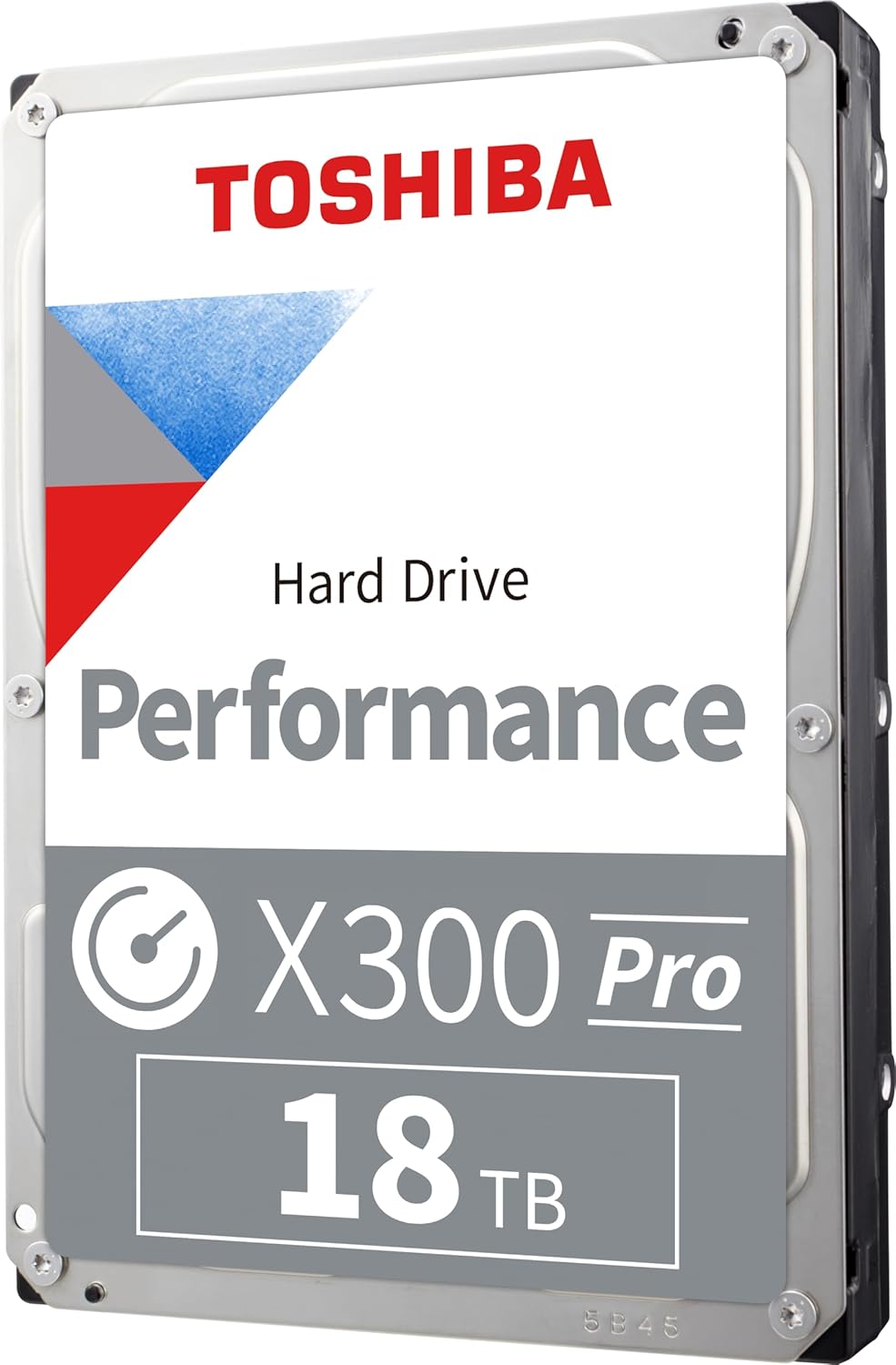 Toshiba X300 PRO 18TB High Workload Performance for Creative Professionals 3.5-Inch Internal Hard Drive – Up to 300 TB/Year Workload Rate CMR SATA 6 GB/s 7200 RPM 512 MB Cache – HDWR51JXZSTB