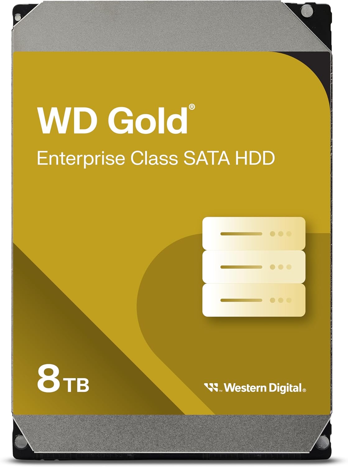 Western Digital 8TB WD Gold Enterprise Class Internal Hard Drive – 7200 RPM Class, SATA 6 Gb/s, 256 MB Cache, 3.5″ – WD8005FRYZ