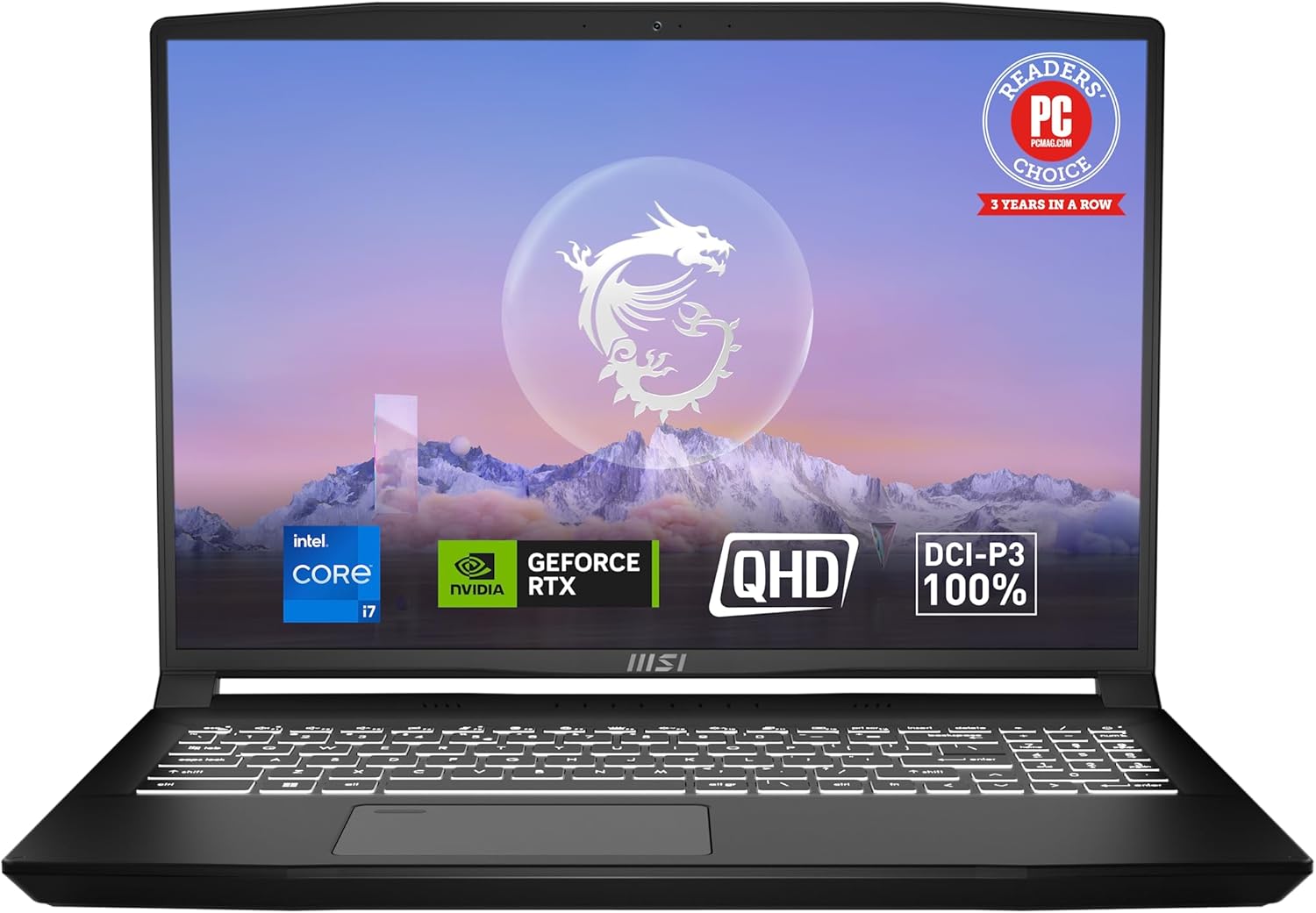 MSI Creator M14 14” 2.8K Display Creator Laptop: Intel Core i7-13620H, NVIDIA Geforce RTX 4050, 16GB DDR5, 1TB NVMe SSD, Cooler Boost, Win 11: Black A13VE-083US