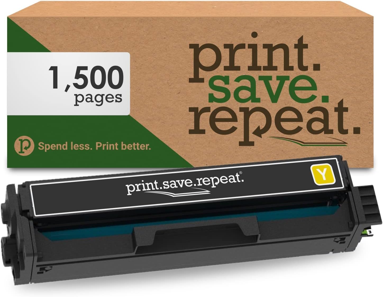 Print.Save.Repeat. Lexmark C3210Y0 Yellow Remanfuactured Toner Cartridge for C3224, C3326, C3426, MC3224, MC3326, MC3426 [1,500 Pages]