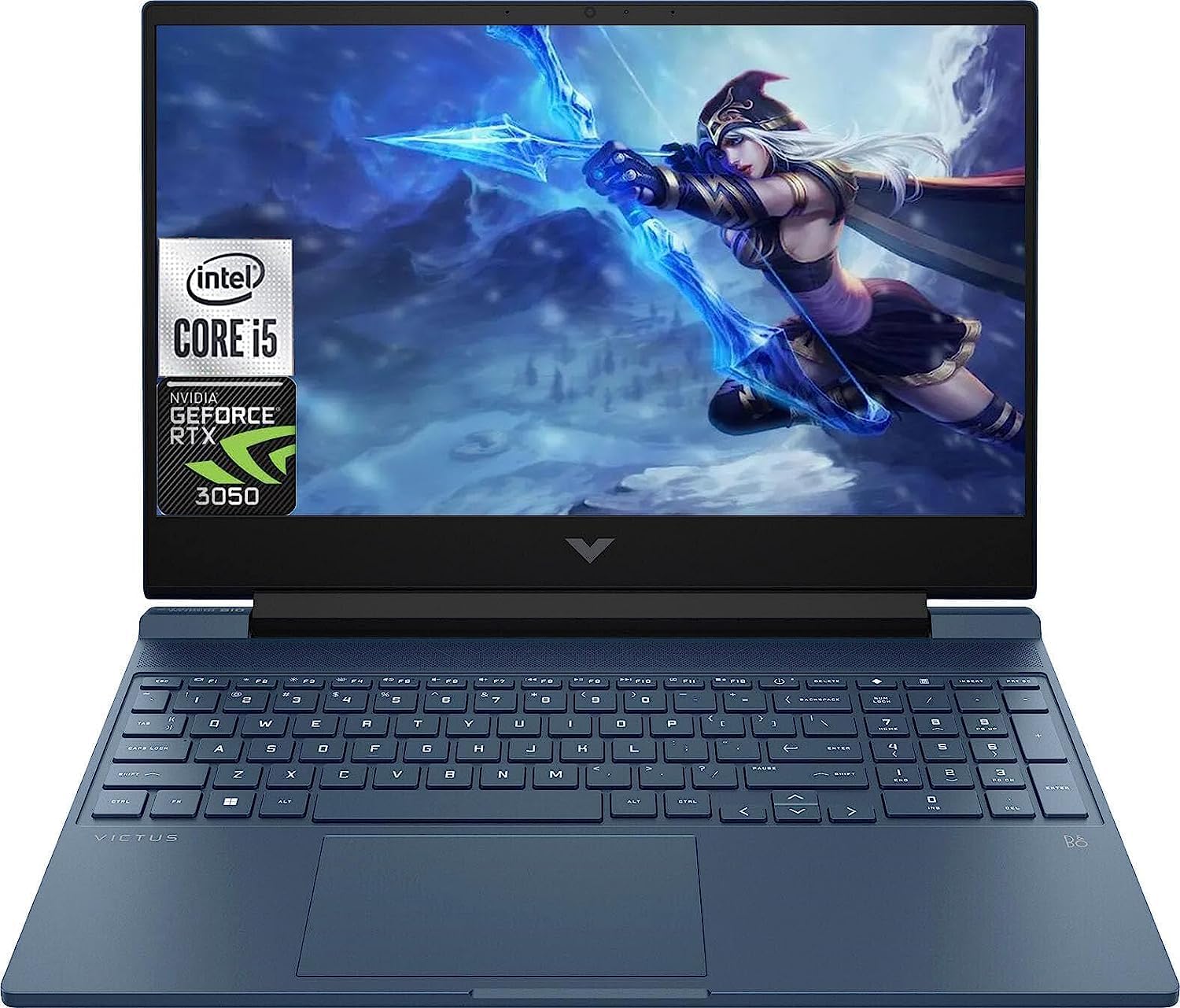 HP – Victus 15.6″ Full HD 144Hz Gaming Laptop – Intel Core i5-13420H – 8GB Memory – NVIDIA GeForce RTX 3050-512GB SSD – Performance Blue