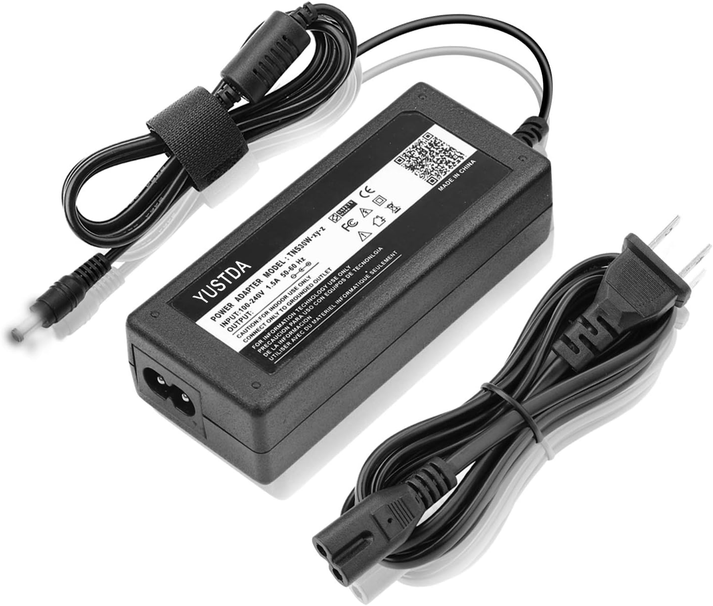 Yustda AC/DC Adapter Replacement for LEI NU60-F480125-I1NN NU60-F480125-IINN NU60-F480125-11NN Leader Electronics NETGEAR NU60-F480125-I1 332-10290-01 Cisco Switch 48 V Power Supply Cord Cable