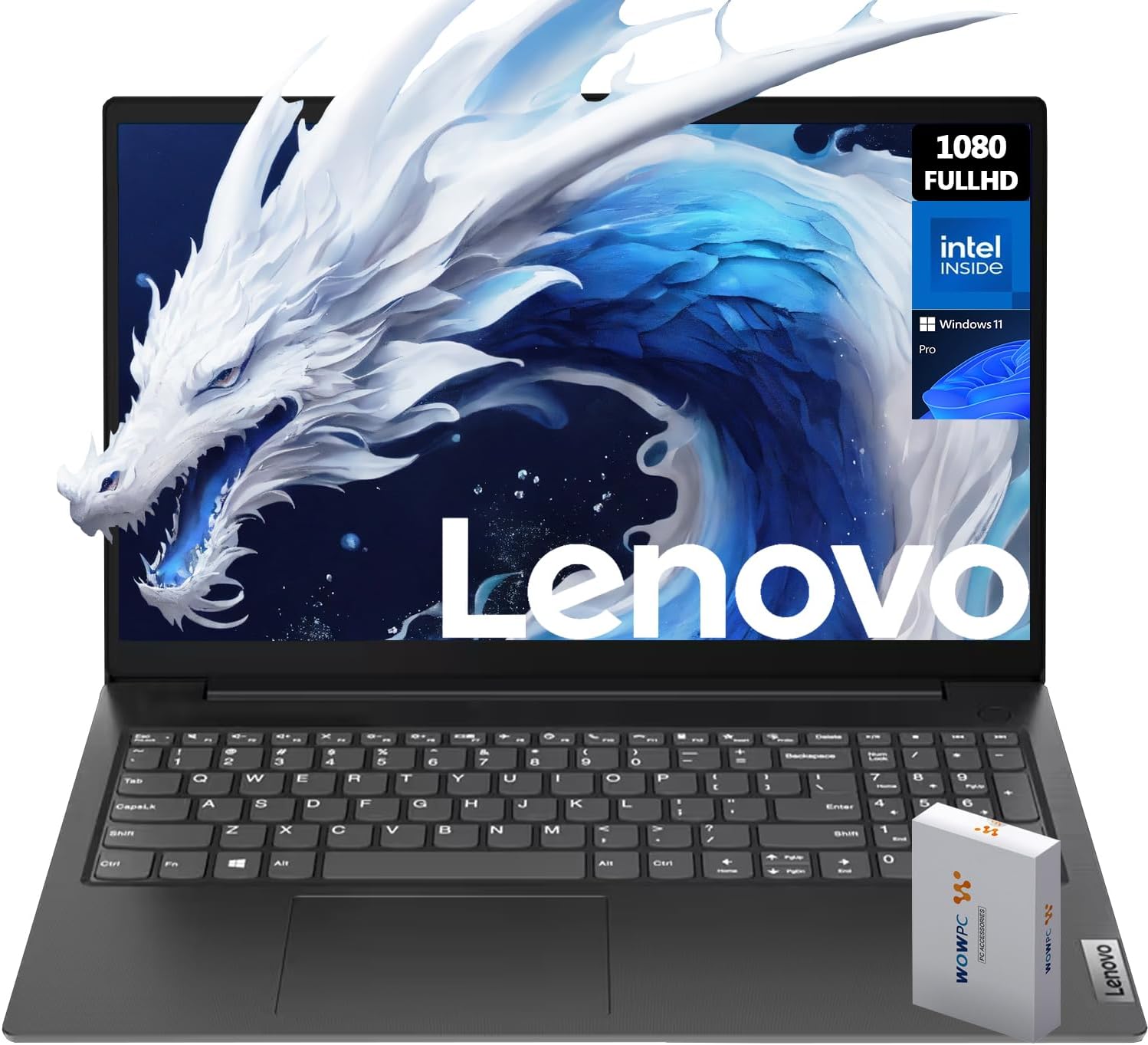 Lenovo Newest V15 Essential Laptop | 16GB RAM | 1TB SSD | 15.6″ FHD (1920 x 1080) Display | Intel Quad-core Processor | Ethernet RJ-45 | Windows 11 Pro | WOWPC Recovery USB