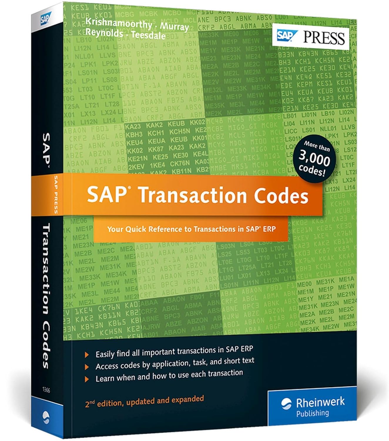 SAP Transaction Codes: Your Quick Reference to T-Codes in SAP ERP (SAP PRESS)