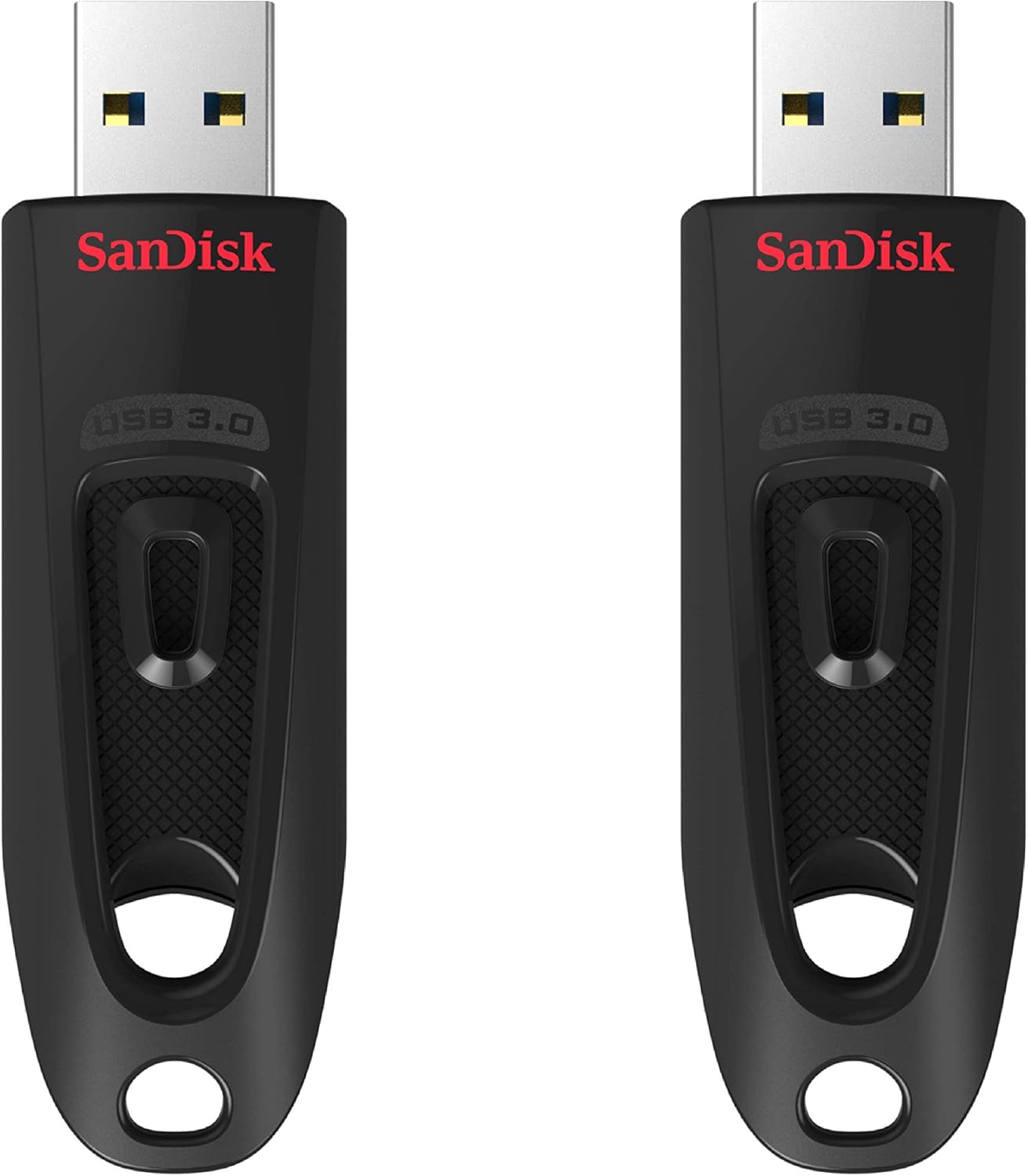 SanDisk 64GB 2-Pack Ultra USB 3.0 Flash Drive (2x64GB) – SDCZ48-064G-GAM462, Black