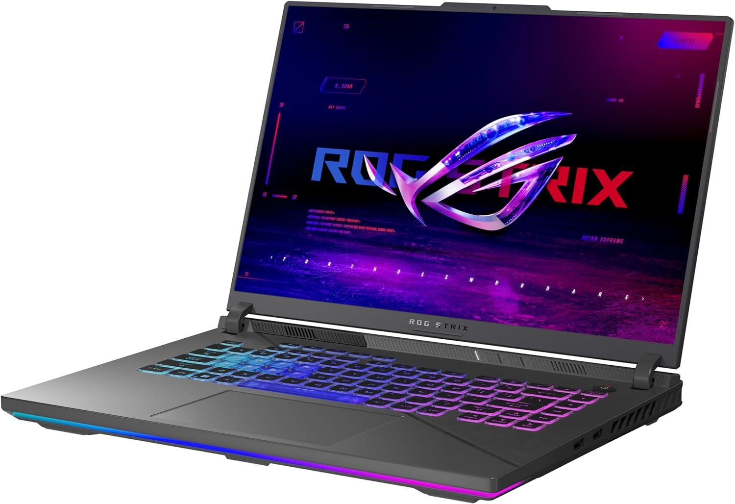 ASUS ROG Strix G16 (2024) Gaming Laptop, 16” ROG Nebula Display 16:10 QHD 240Hz, NVIDIA® GeForce RTX 4070, Intel® Core i9-14900HX, 16GB DDR5-5600, 1TB PCIe Gen4 SSD, Wi-Fi 6E, Win 11, G614JIR-AS94