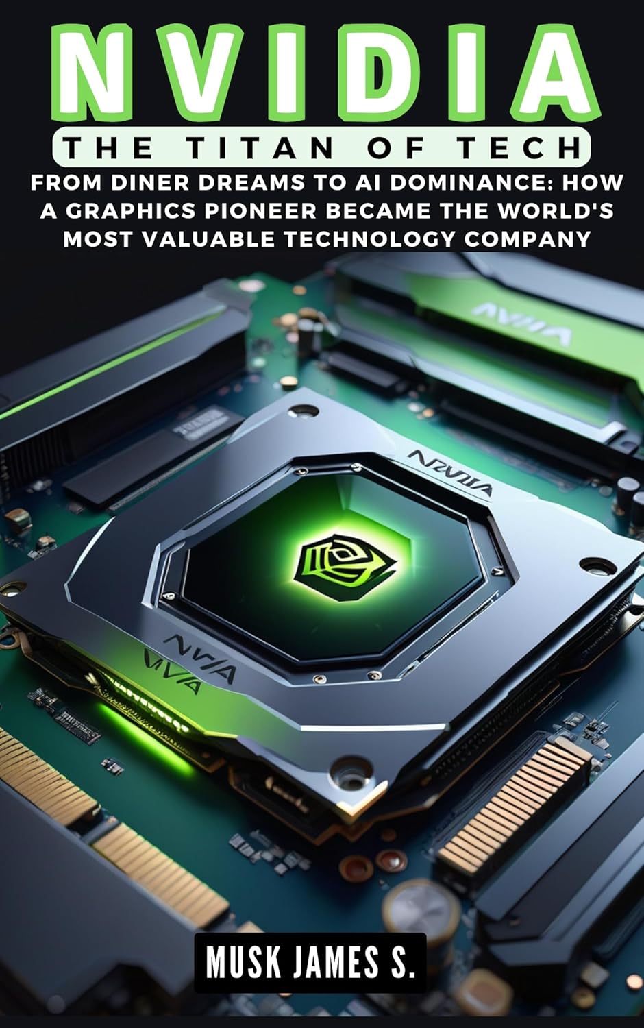 NVIDIA: The Titan of Tech: From Diner Dreams to AI Dominance: How a Graphics Pioneer Became the World’s Most Valuable Technology Company (Tech, AI, Gadget UPDATES)