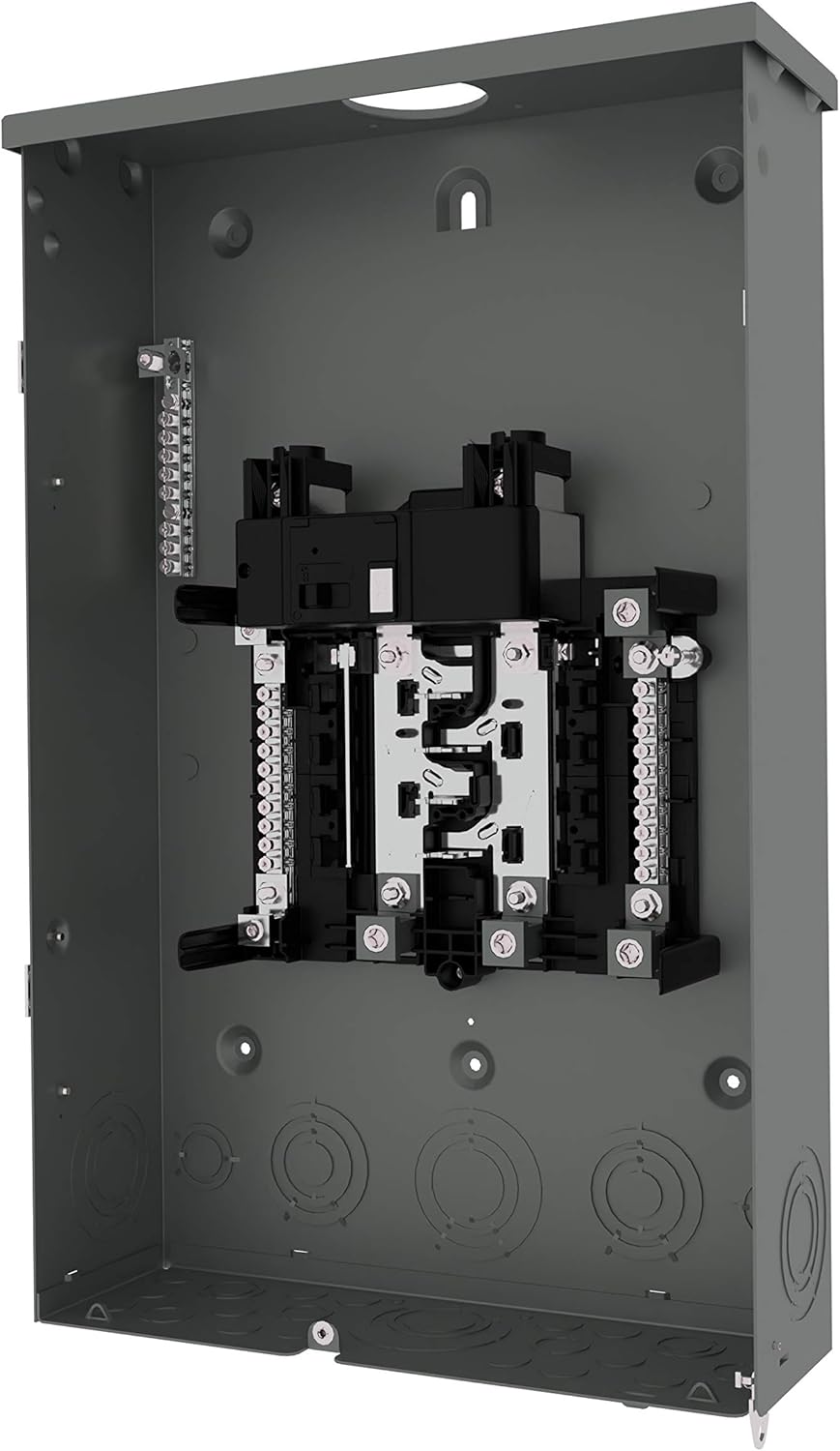 PN Series 200 Amp 8-Space 16-Circuit Main Breaker Plug-On Neutral Trailer Panel Outdoor with Copper Bus