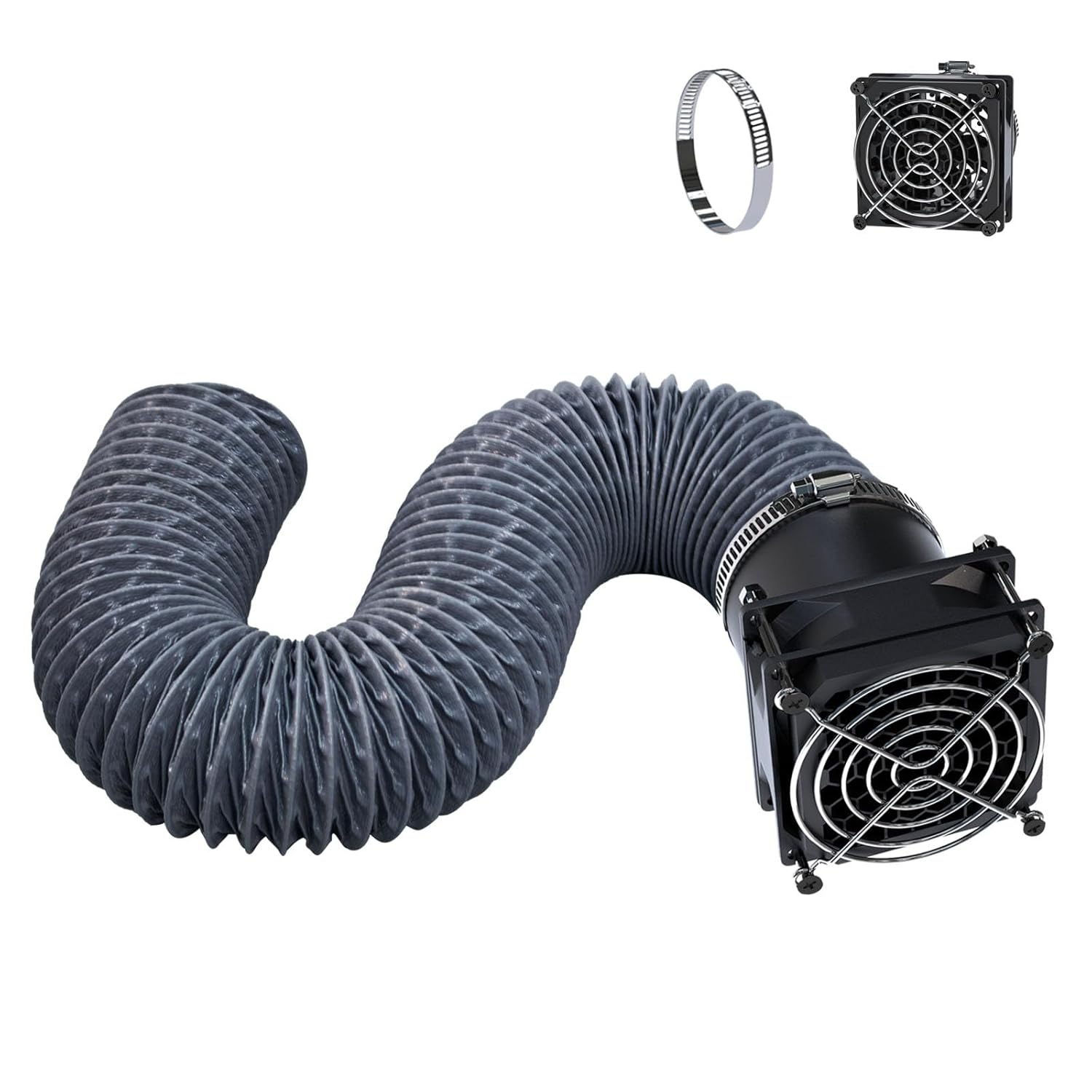 YOOPAI Fan Fume Extraction Kit for 3D Printer Enclosure, Exhaust Pipe with Exhaust Fan, Efficient Ventilation, Exhaust Odors Smoke and Dust