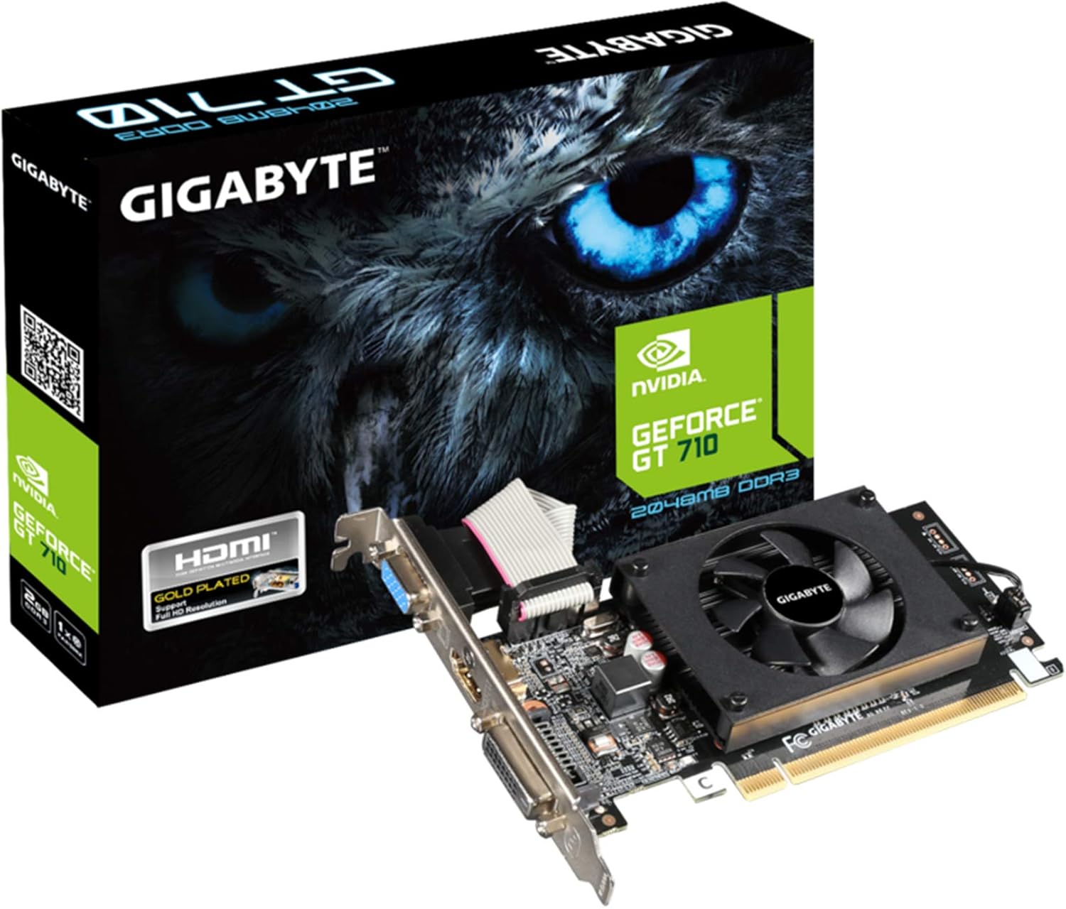 GIGABYTE 2GB RAM DDR3 SDRAM Video Graphics Cards GV-N710D3-2GL REV2.0