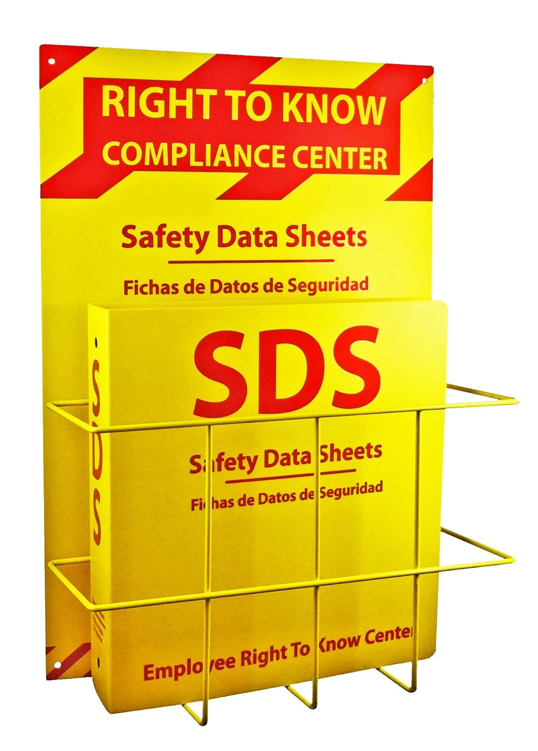 SDS Compliance Center – Bilingual Right to Know Station – 2″ Binder with Wall Mount