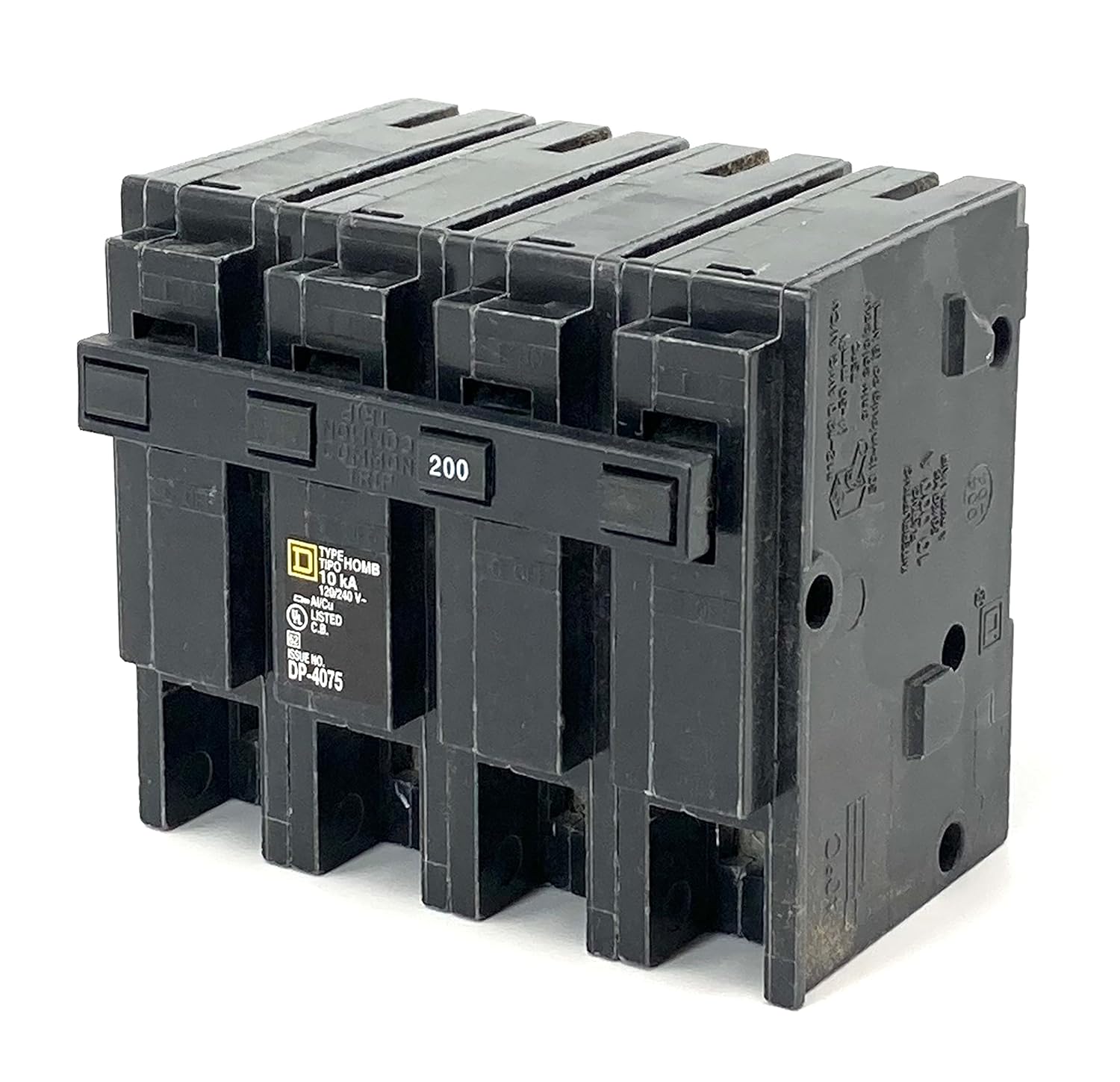 HOM2200 Molded Case 200A 240V Circuit Breaker 2Pole HOMELINE HOM Circuit Breaker